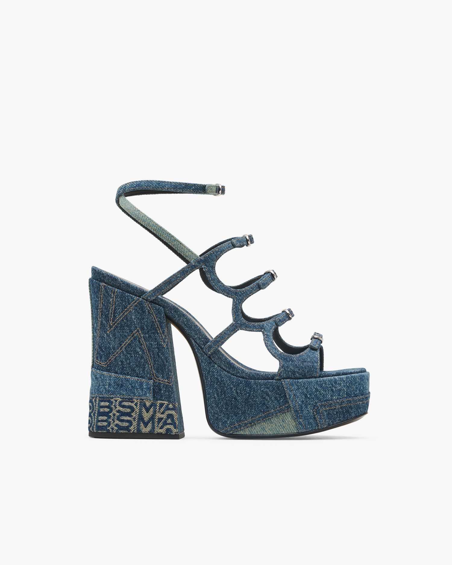 The Deconstructed Denim Kiki Platform Sandal | Marc Jacobs Outlet