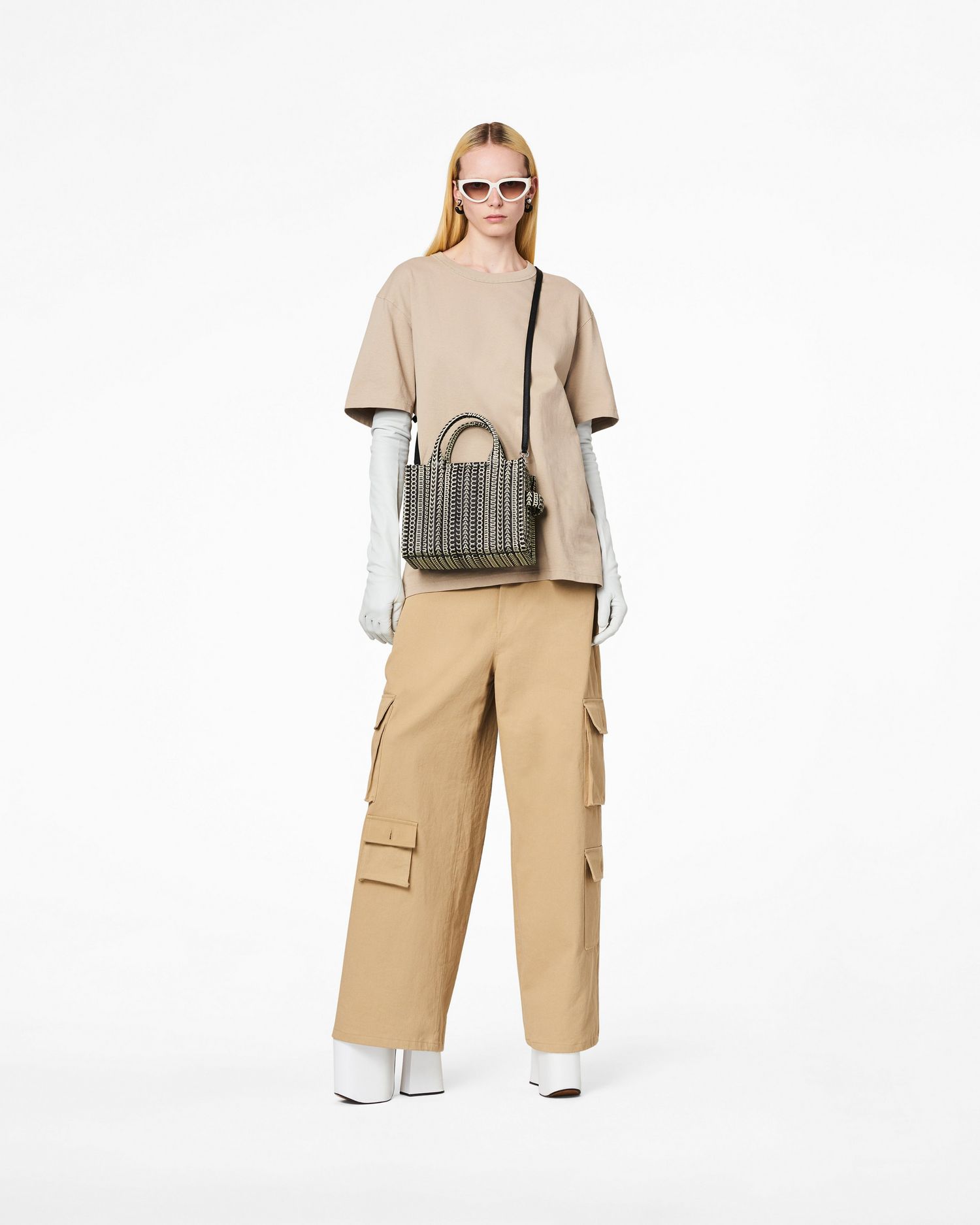 The Monogram Leather Small Tote Bag | Marc Jacobs Outlet