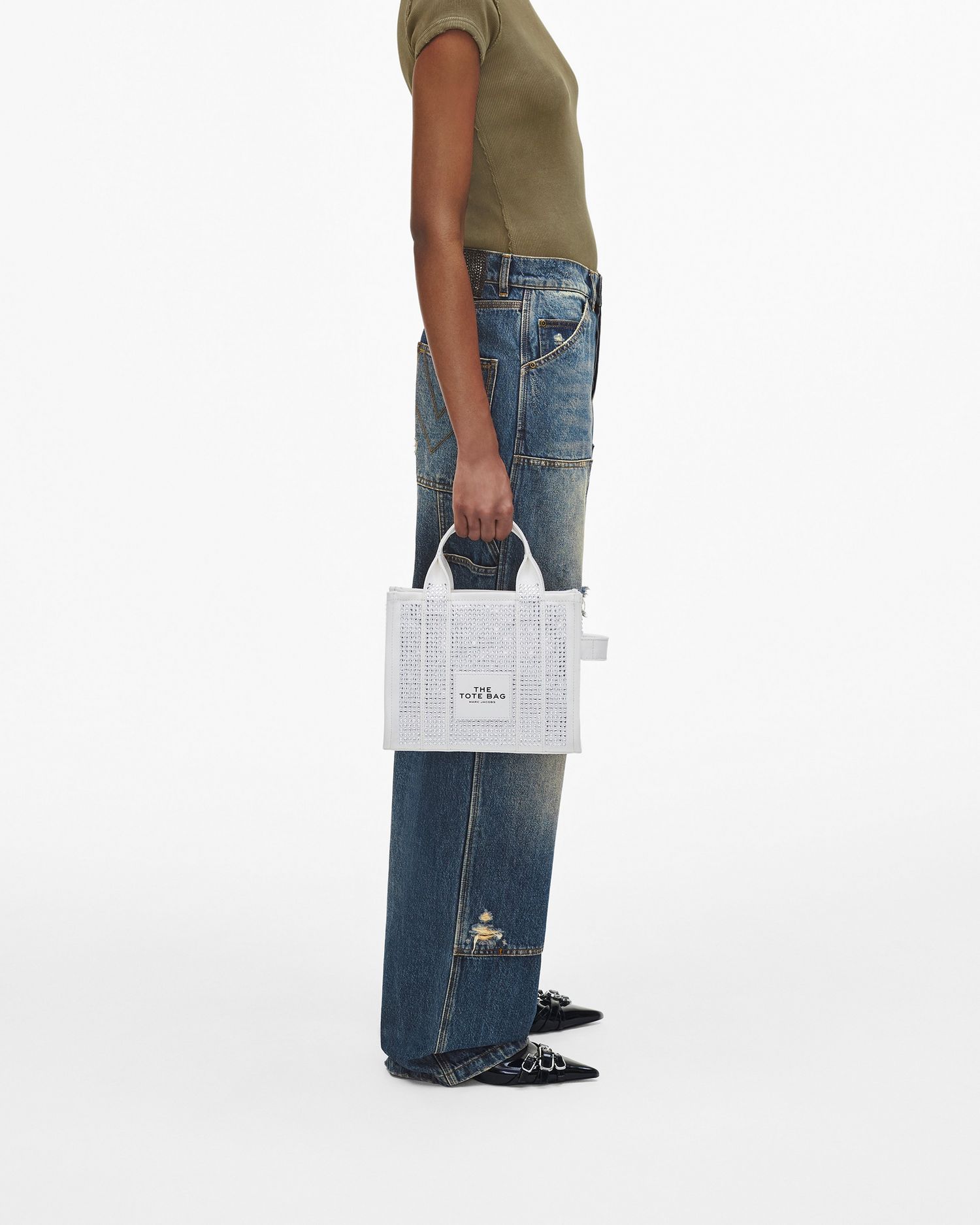 The Crystal Canvas Small Tote Bag | Marc Jacobs Outlet