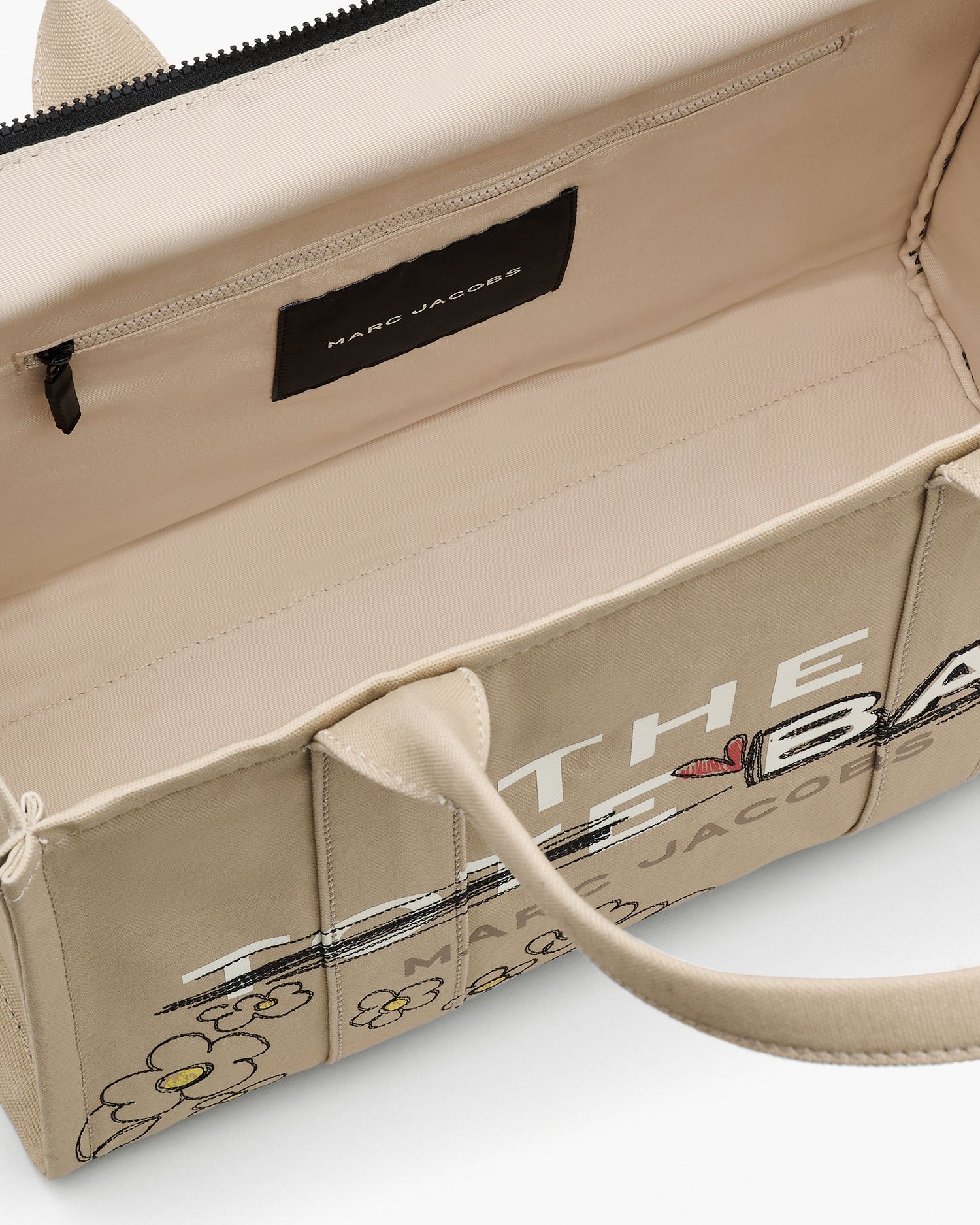The Daisy Doodle Canvas Large Tote Bag | Marc Jacobs Outlet