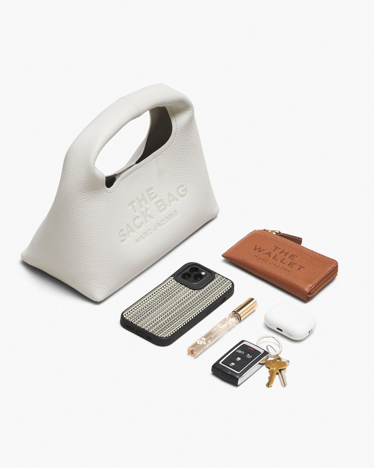 The Metallic Leather Mini Sack Bag | Marc Jacobs Outlet