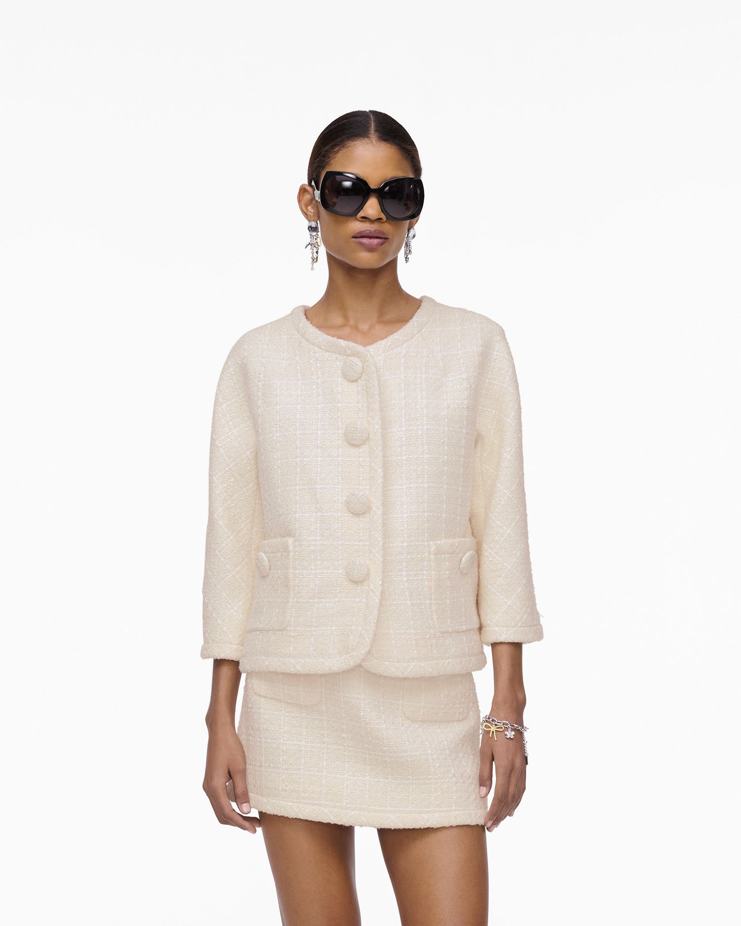 Tweed Backwards Lady Jacket | Marc Jacobs Outlet