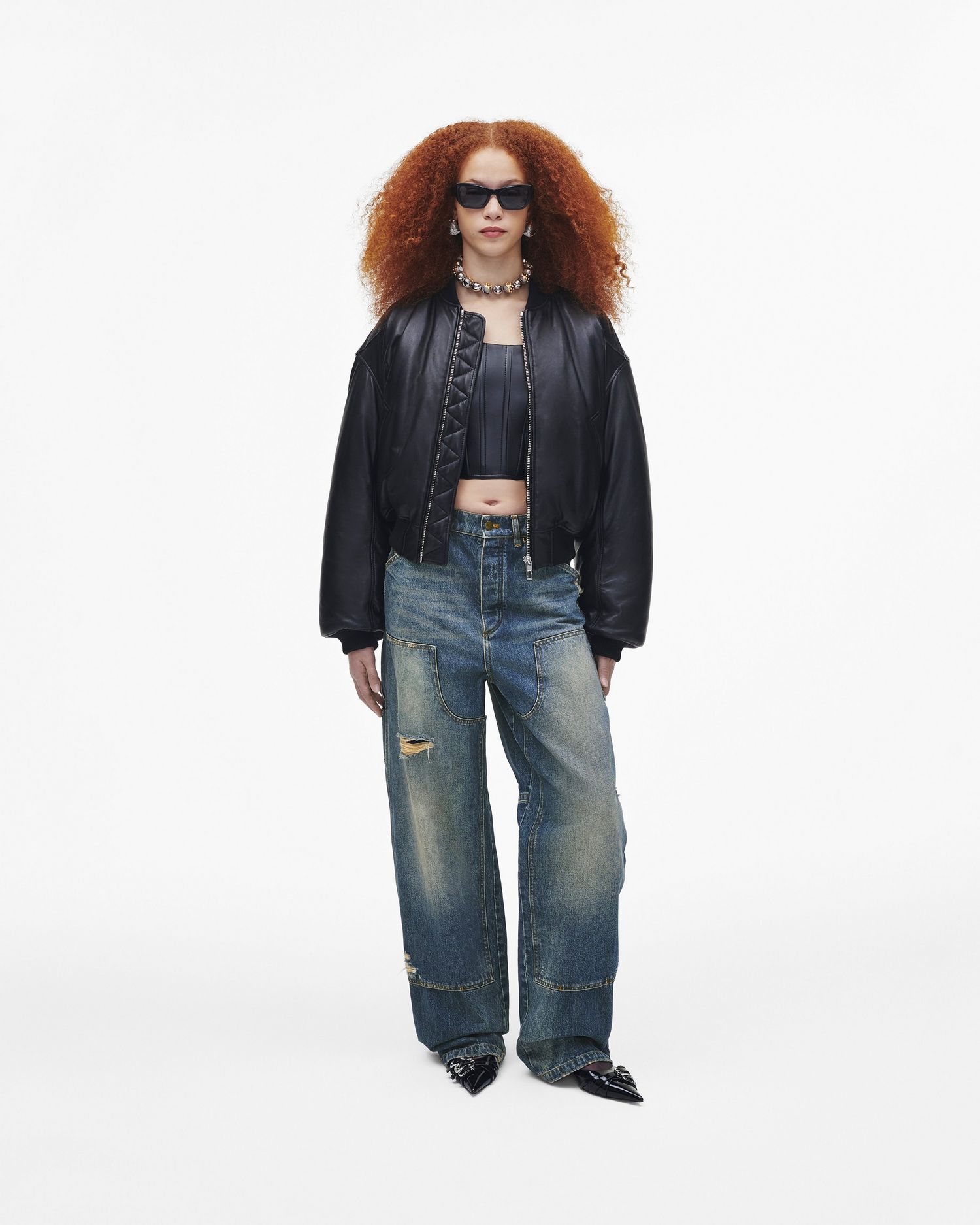 Puffy Leather Bomber | Marc Jacobs Outlet