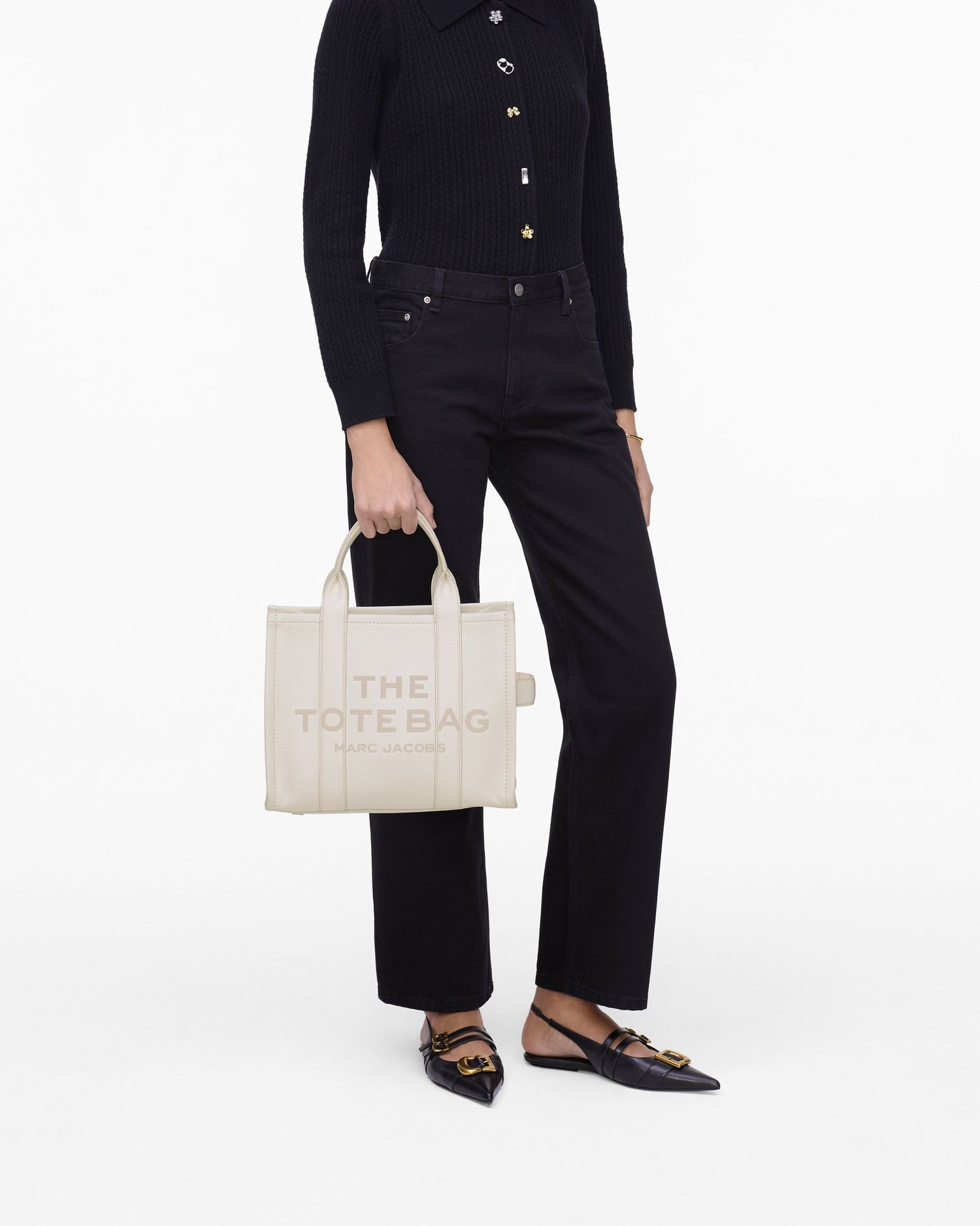The Leather Medium Tote Bag | Marc Jacobs Outlet