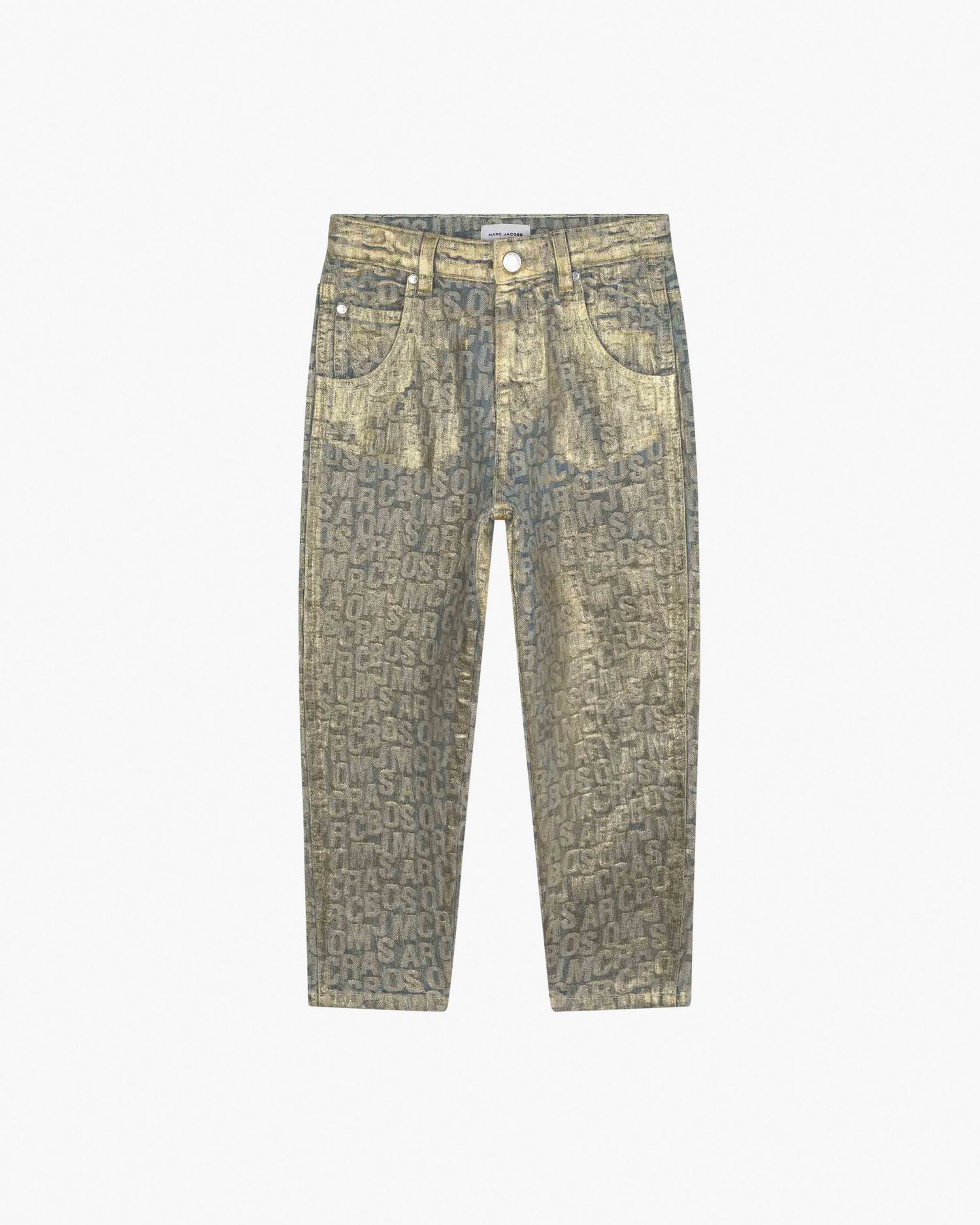 The Metallic Jumbled Logo Jeans | Marc Jacobs Outlet