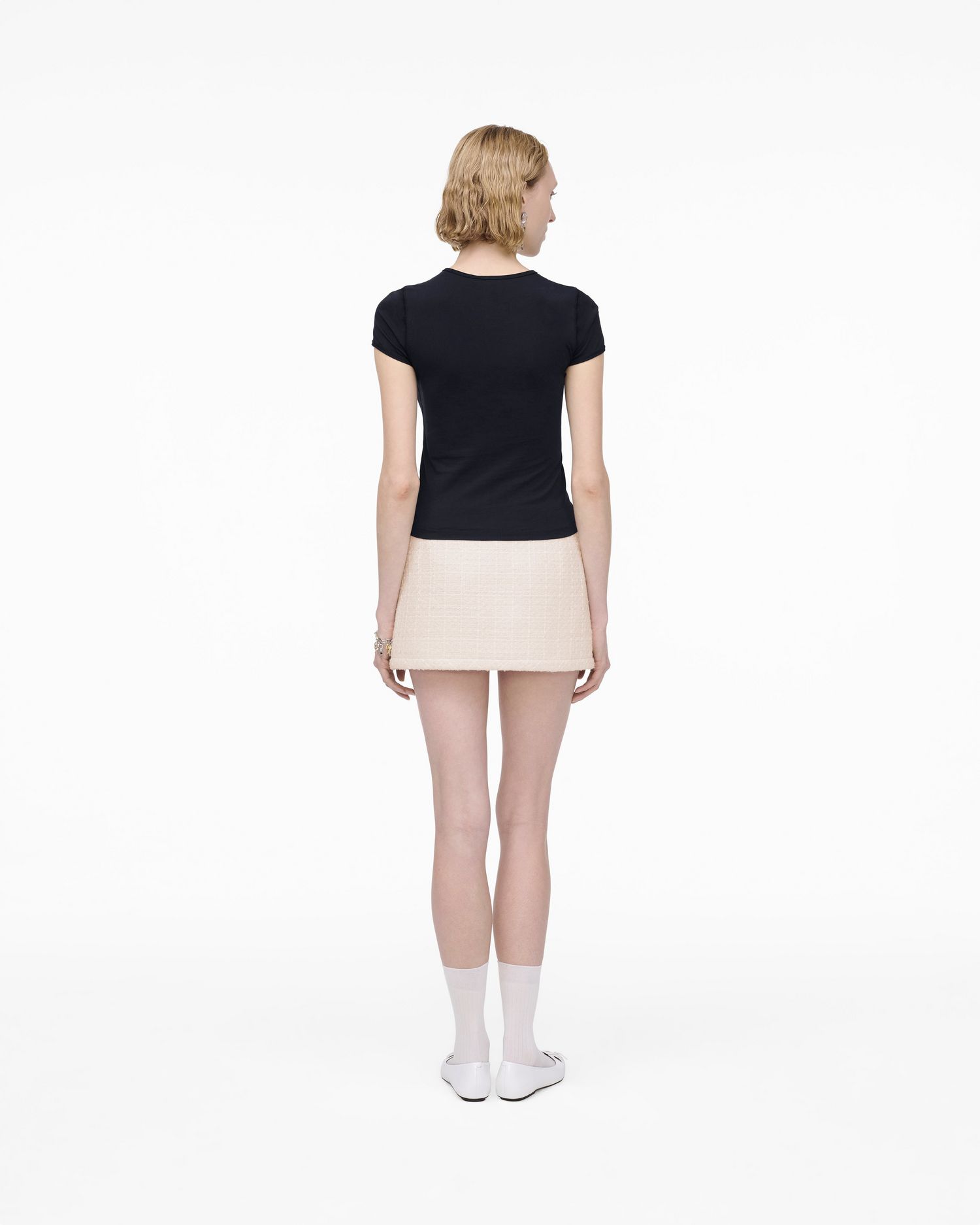 Charm Logo Shrunken Tee | Marc Jacobs Outlet