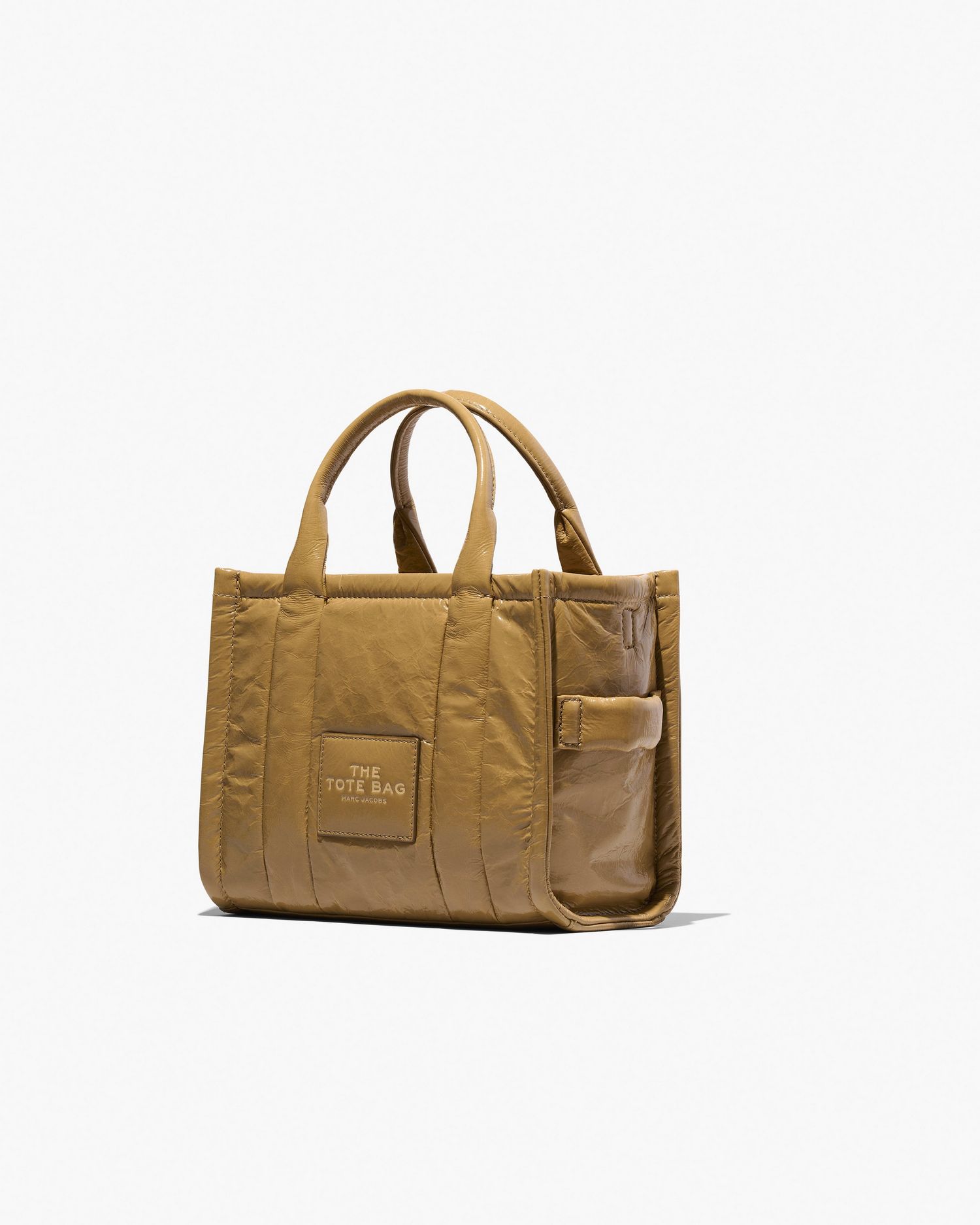 The Shiny Crinkle Leather Small Tote | Marc Jacobs Outlet