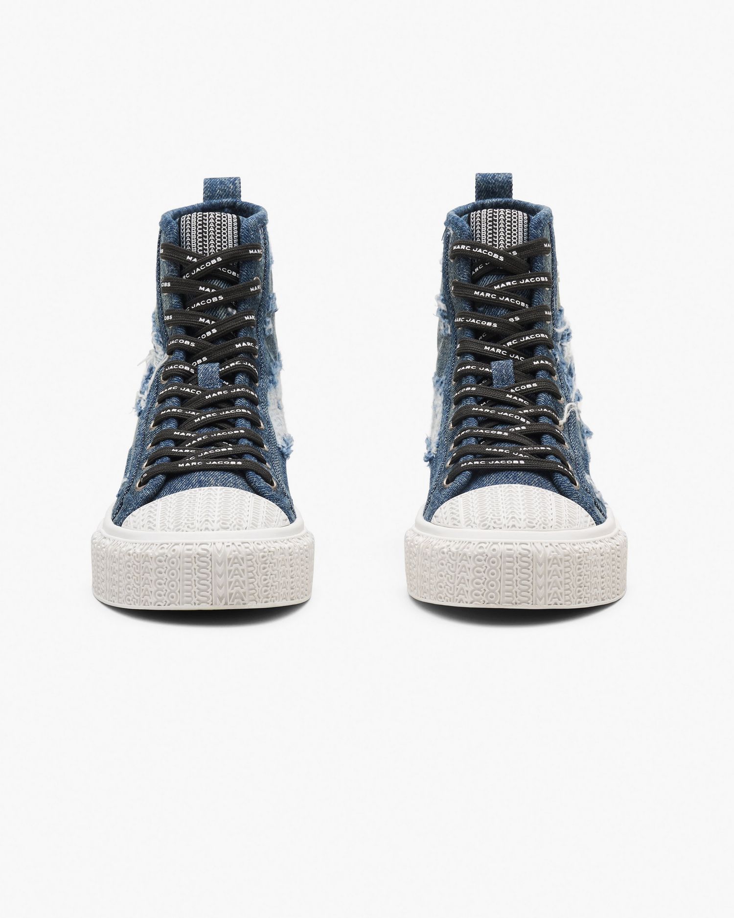 The Rip And Repair Denim High Top Sneaker | Marc Jacobs Outlet