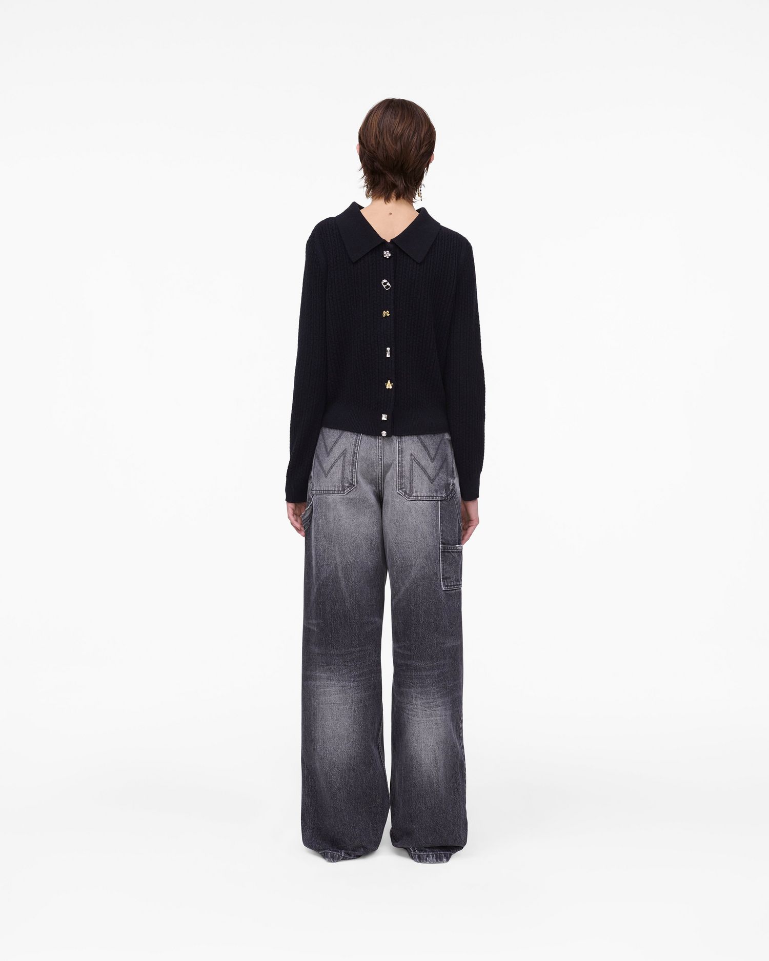 Cable Knit Charm Cardigan | Marc Jacobs Outlet