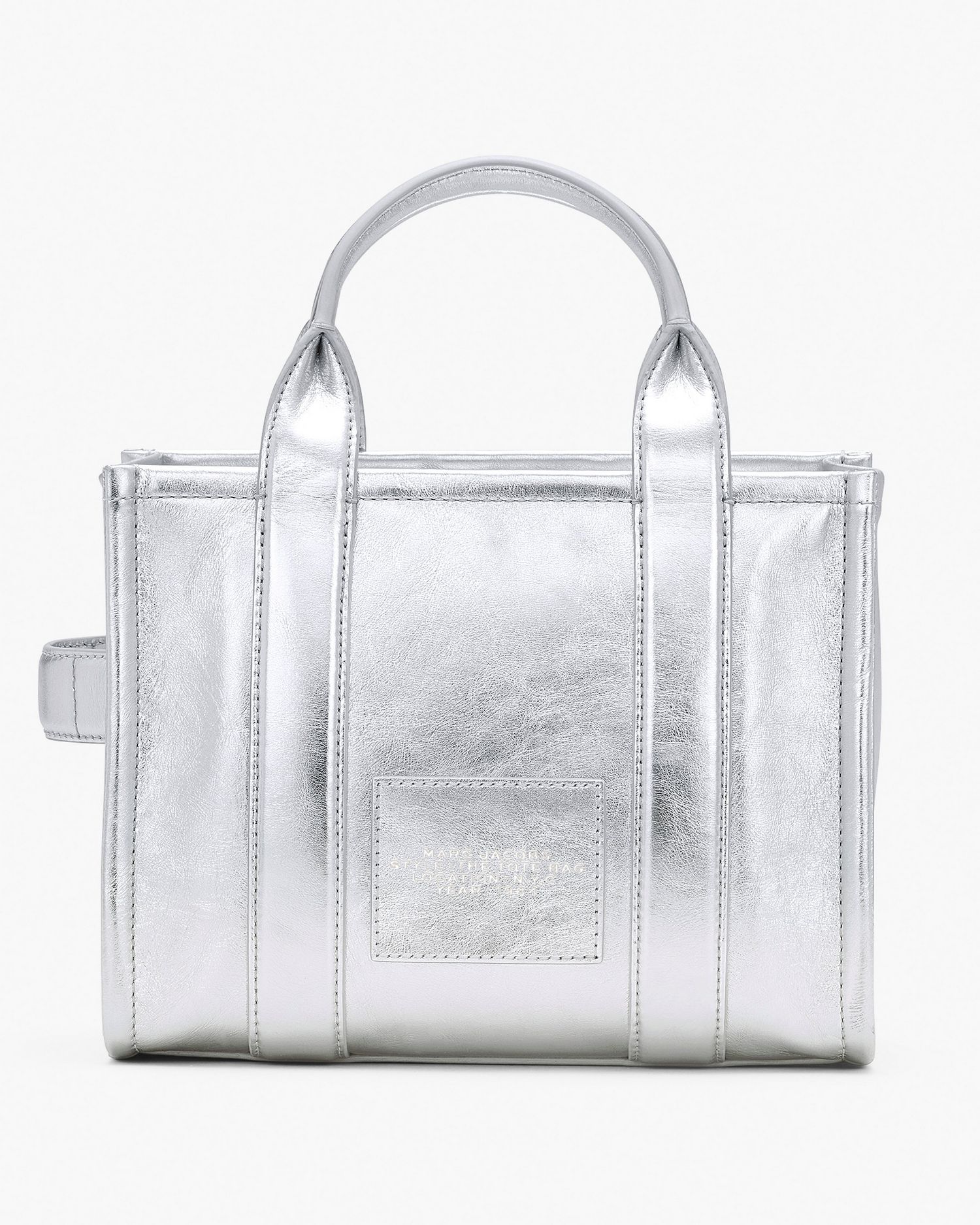 The Metallic Leather Small Tote Bag | Marc Jacobs Outlet