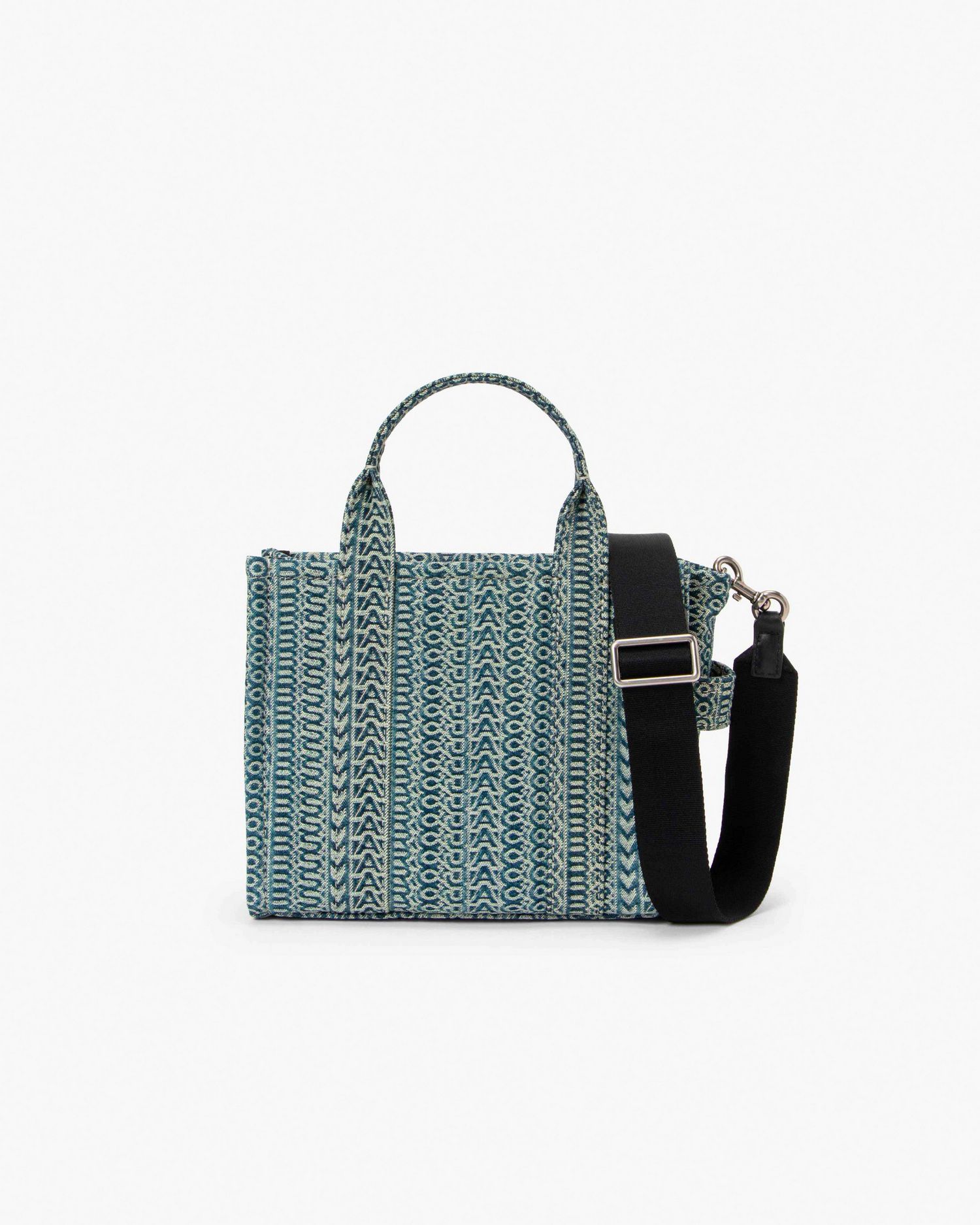 The Washed Monogram Denim Small Tote Bag | Marc Jacobs Outlet