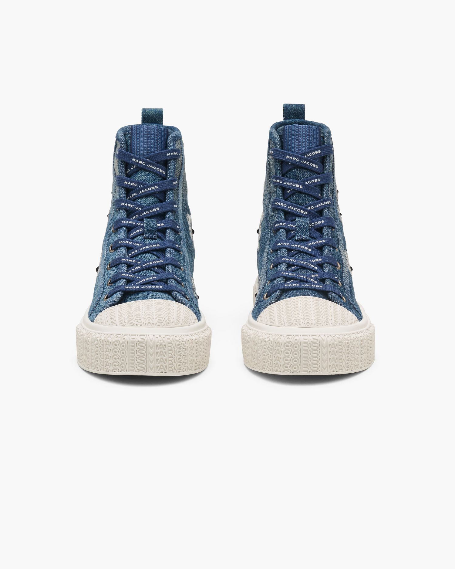 The Sequin Daisy Denim High Top Sneaker | Marc Jacobs Outlet