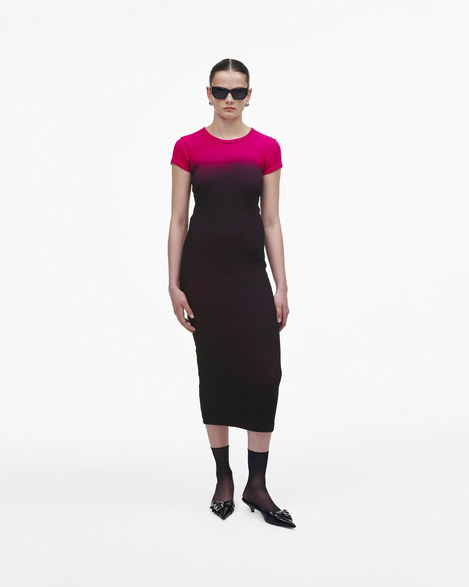 Ombré Spray Shrunken Tee Dress | Marc Jacobs Outlet