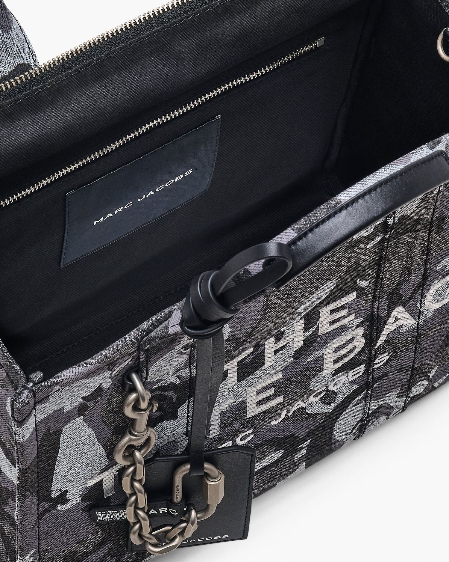 The Marc Camo Denim Medium Tote Bag | Marc Jacobs Outlet