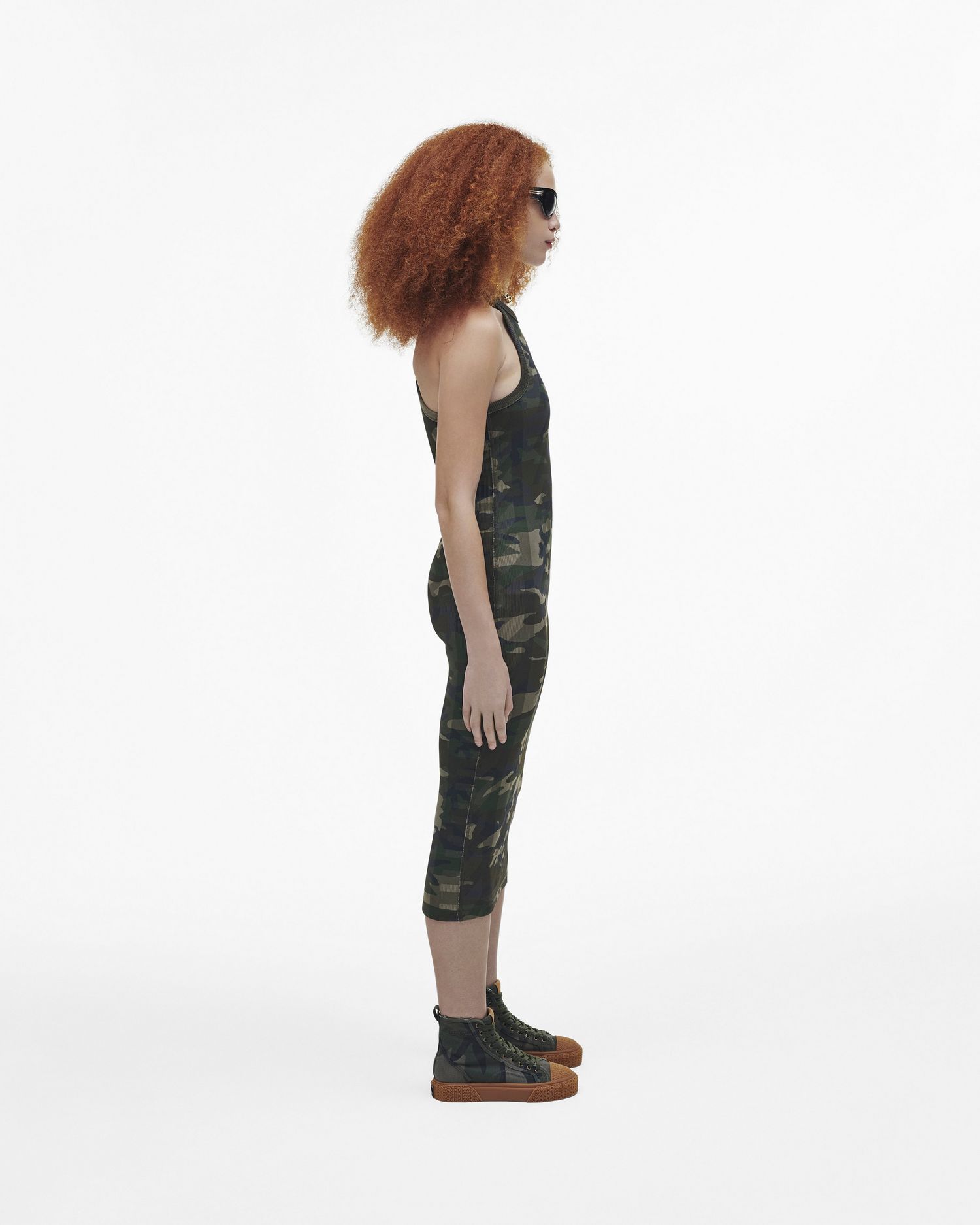 The Camo Jacquard High Top Sneaker | Marc Jacobs Outlet