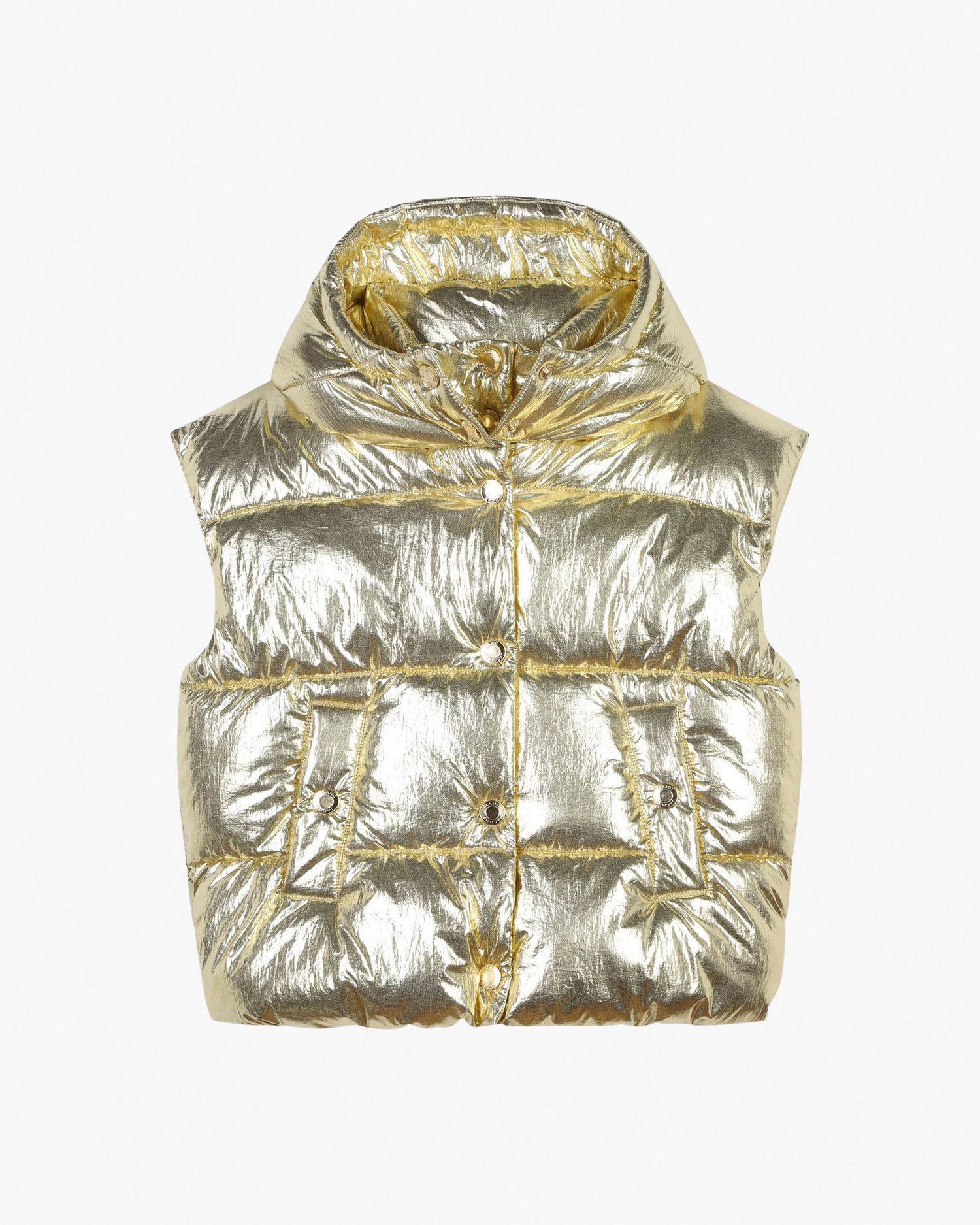 The Metallic Puffer Vest | Marc Jacobs Outlet