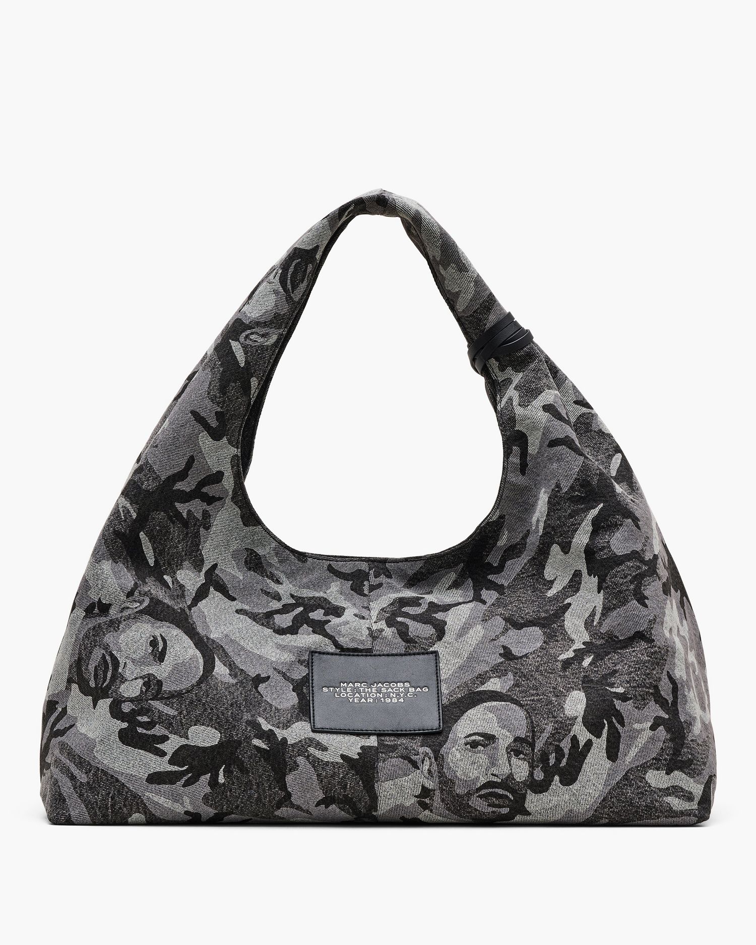 The Marc Camo Denim XL Sack Bag | Marc Jacobs Outlet