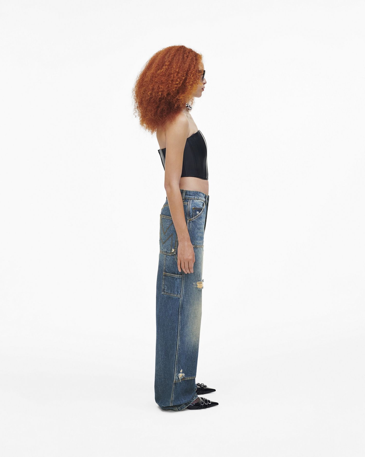 Strapless Leather Corset | Marc Jacobs Outlet