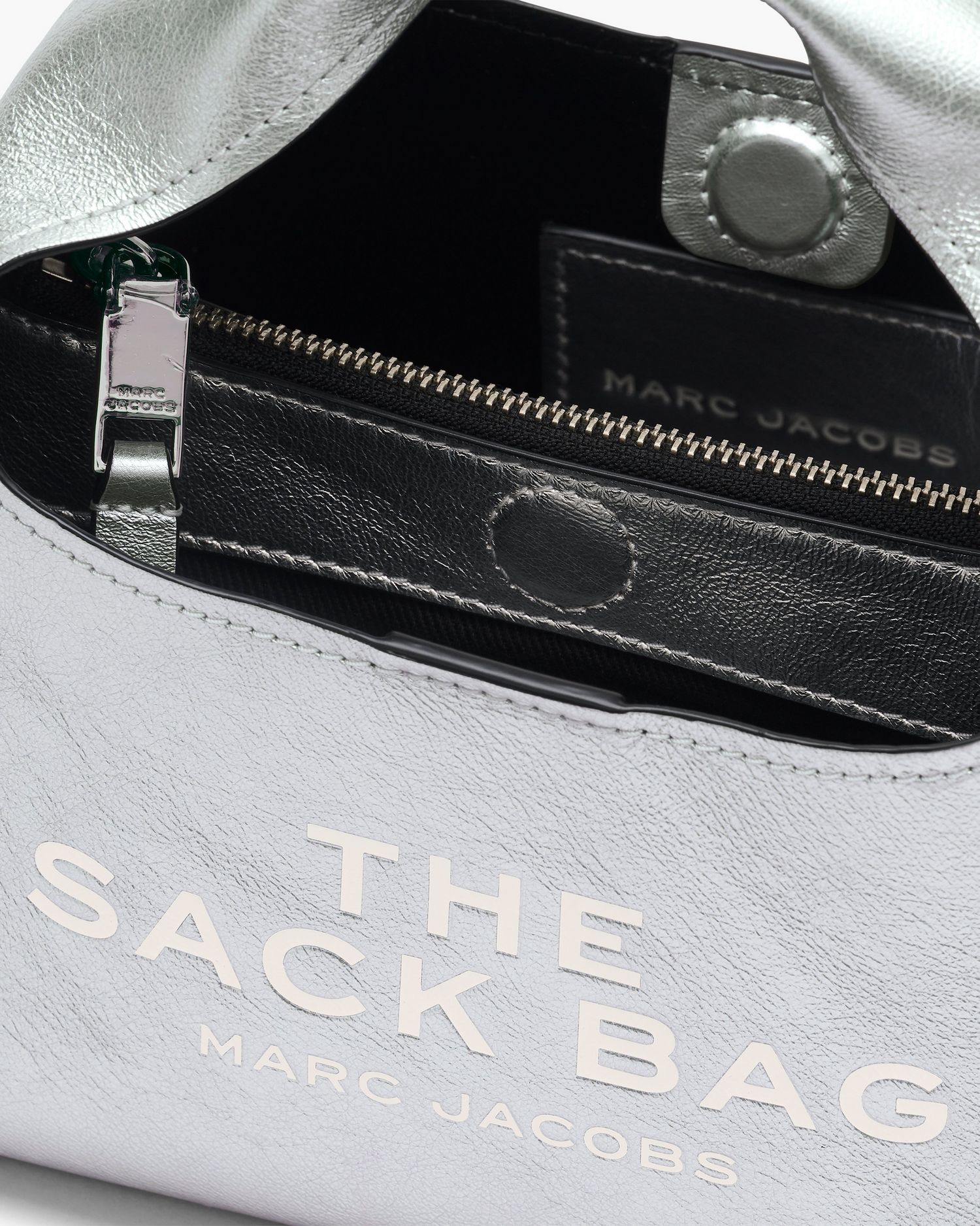 The Metallic Leather Mini Sack Bag | Marc Jacobs Outlet