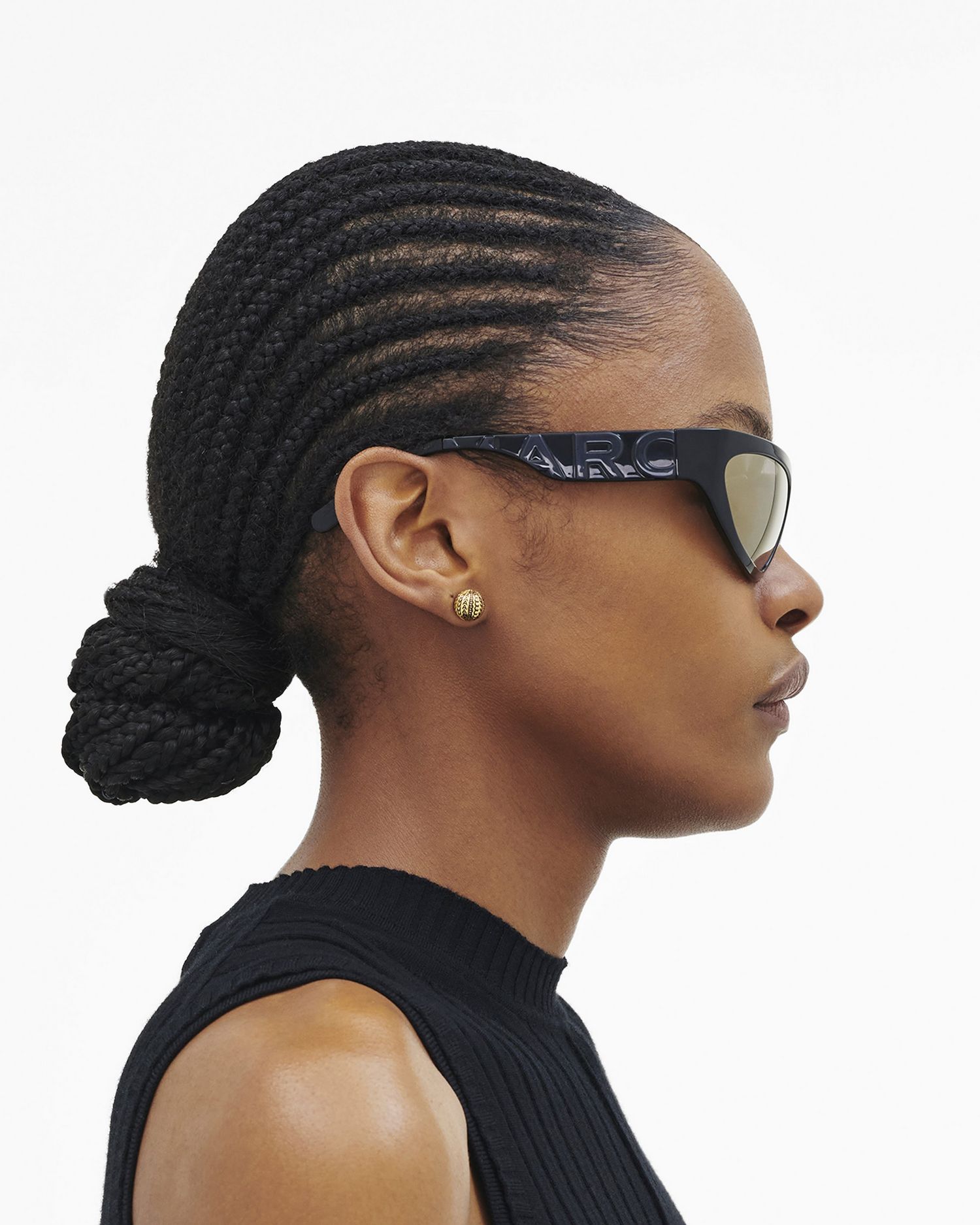 The Bold Logo Wrapped Mirrored Sunglasses | Marc Jacobs Outlet