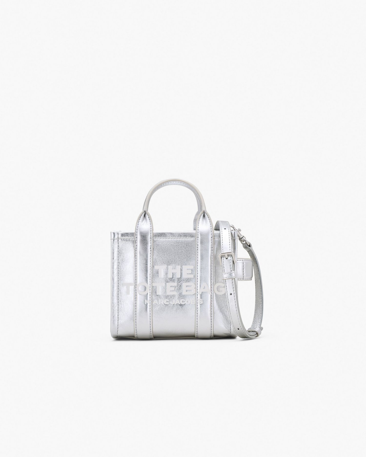 The Metallic Leather Crossbody Tote Bag | Marc Jacobs Outlet