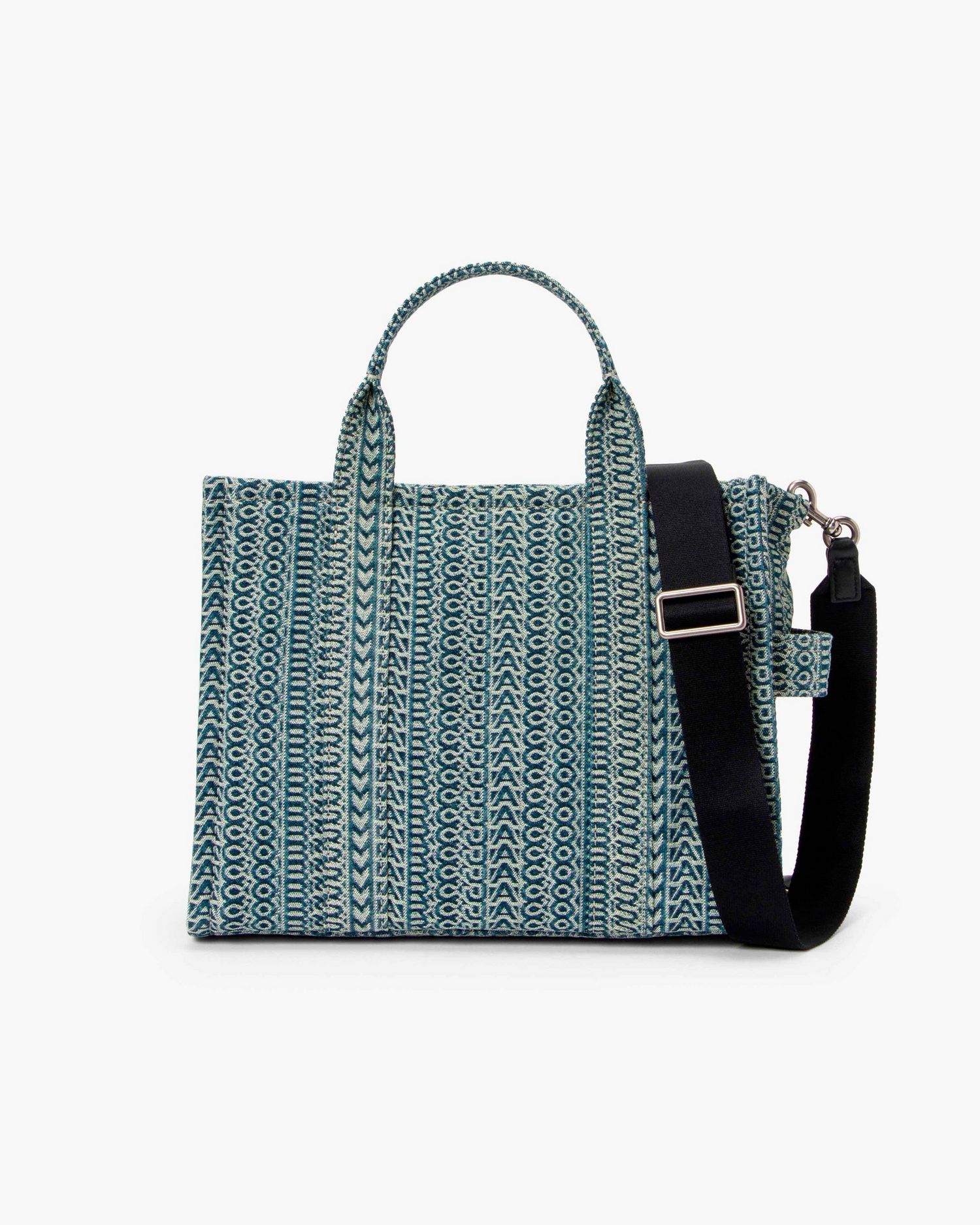 The Washed Monogram Denim Medium Tote Bag | Marc Jacobs Outlet