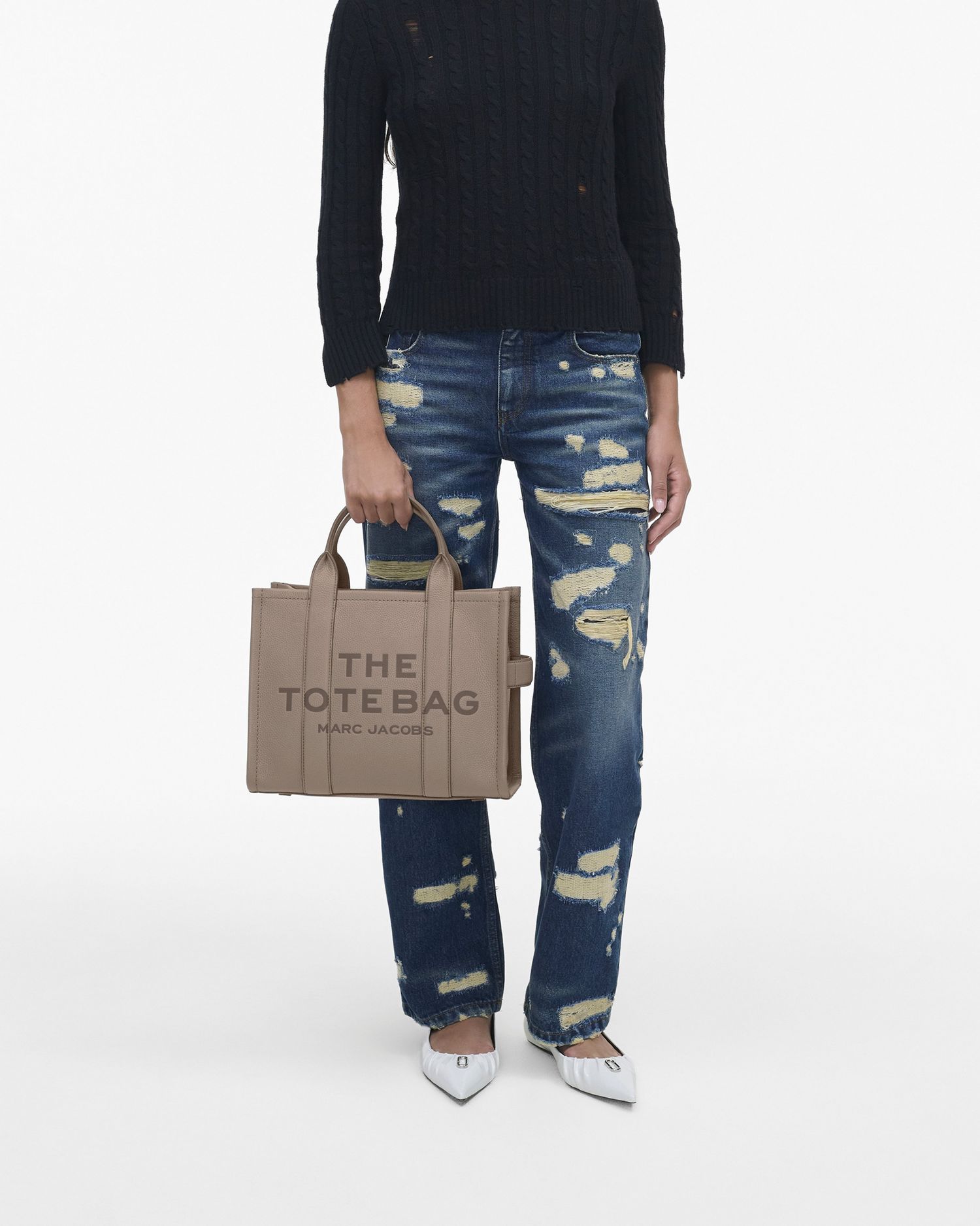 The Leather Medium Tote Bag | Marc Jacobs Outlet