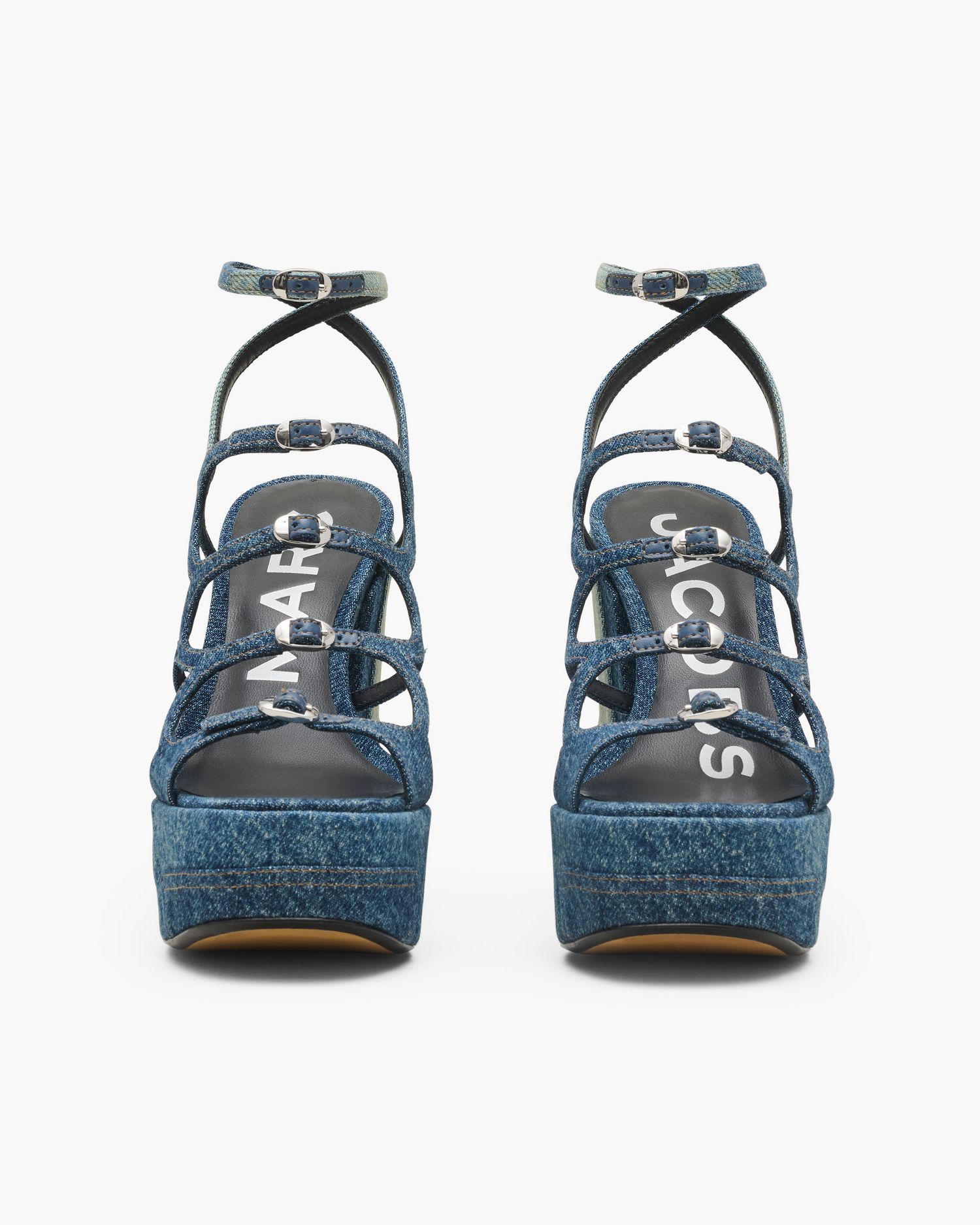 The Deconstructed Denim Kiki Platform Sandal | Marc Jacobs Outlet