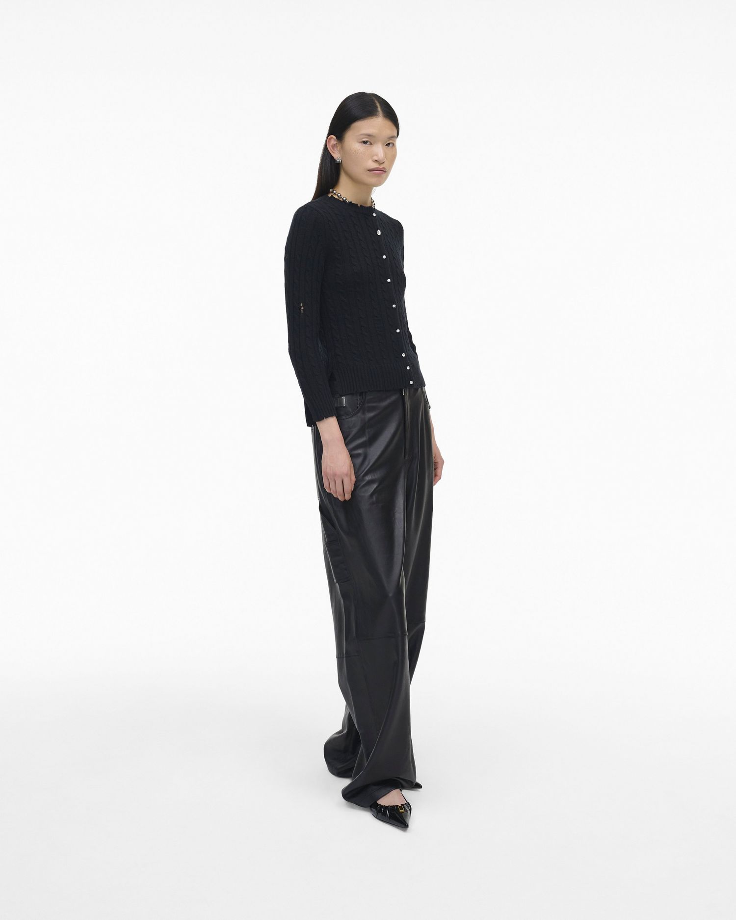 The Shrunken Cashmere Cable Cardigan | Marc Jacobs Outlet