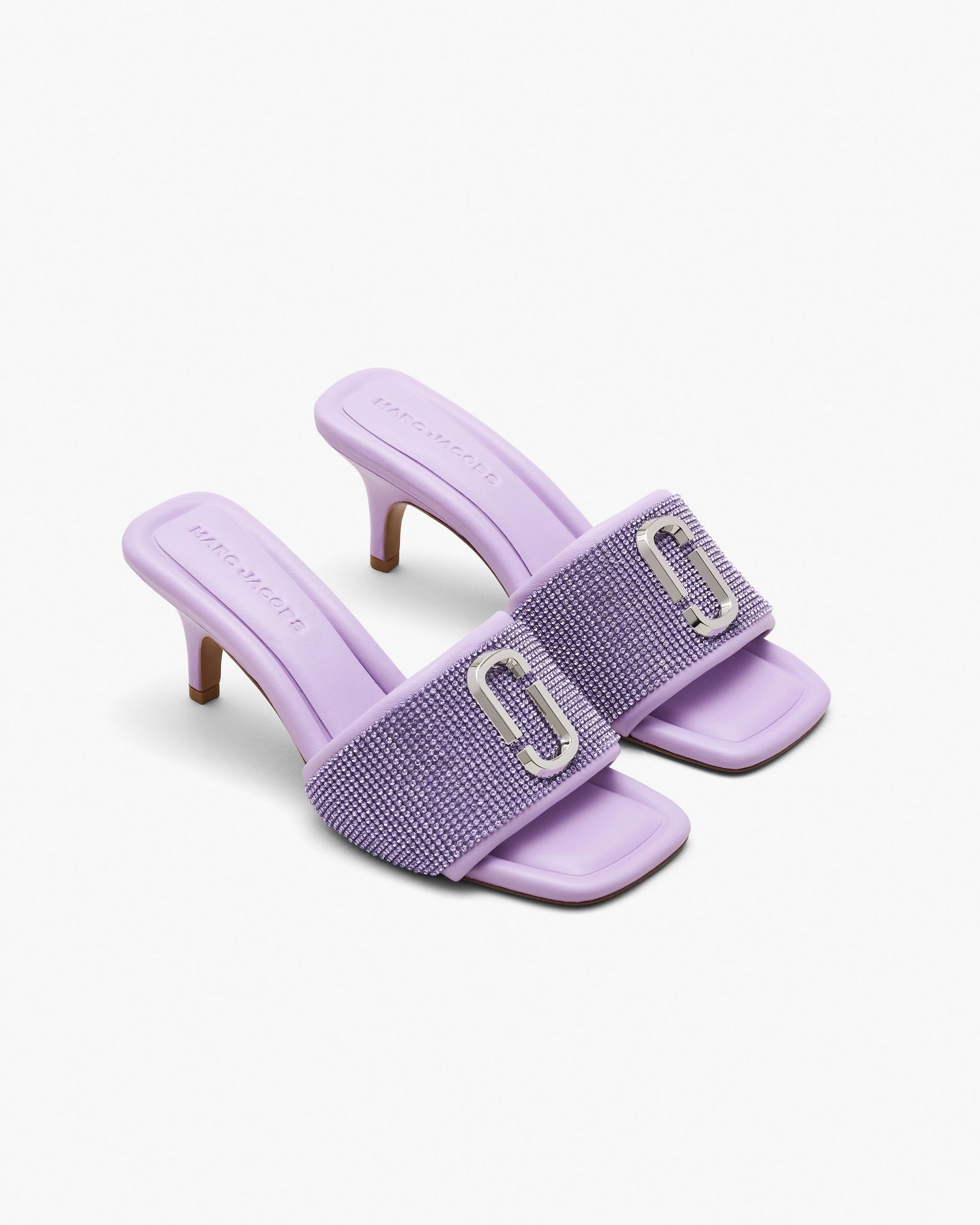 The Rhinestone J Marc Heeled Sandal | Marc Jacobs Outlet