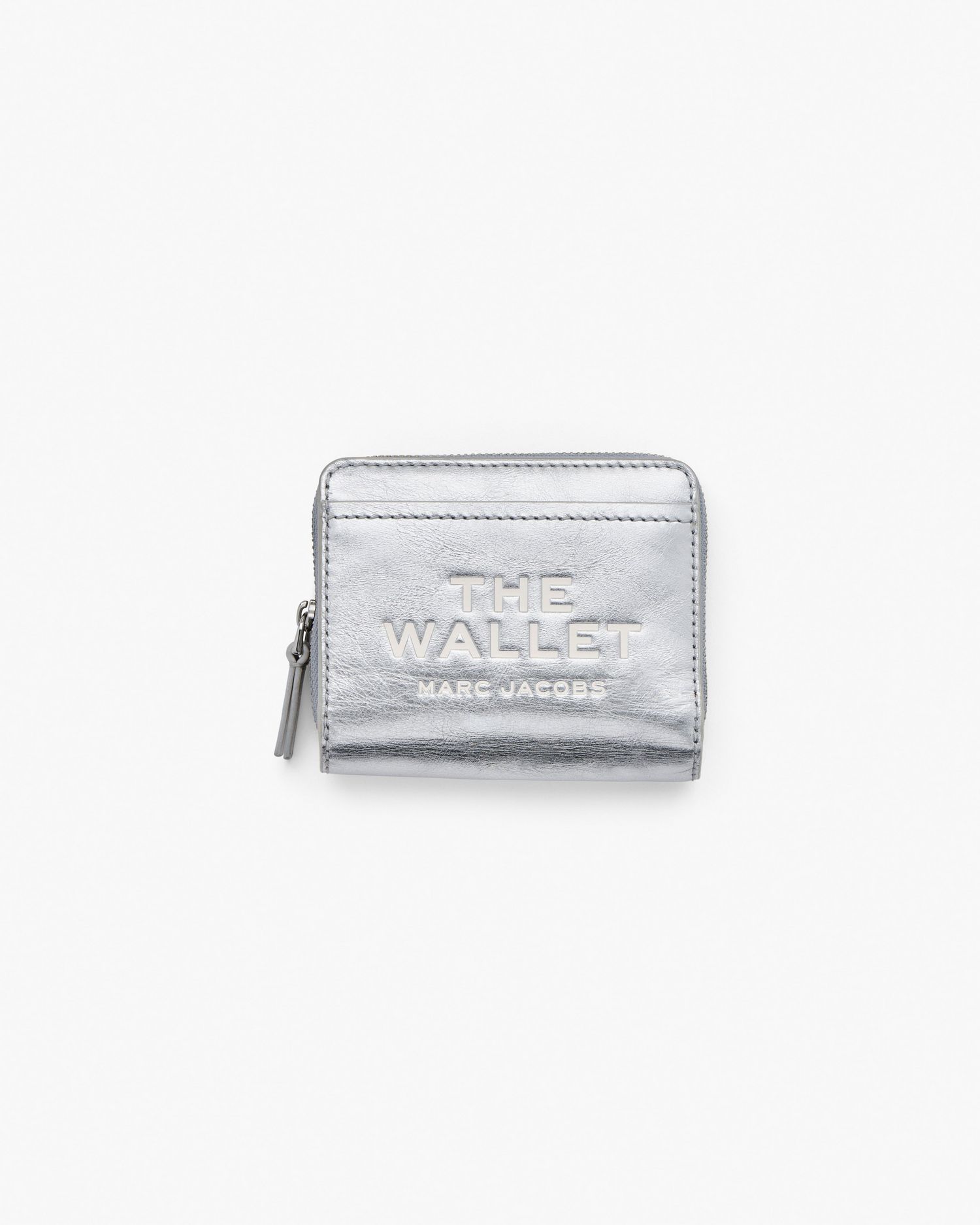 The Metallic Leather Mini Compact Wallet | Marc Jacobs Outlet