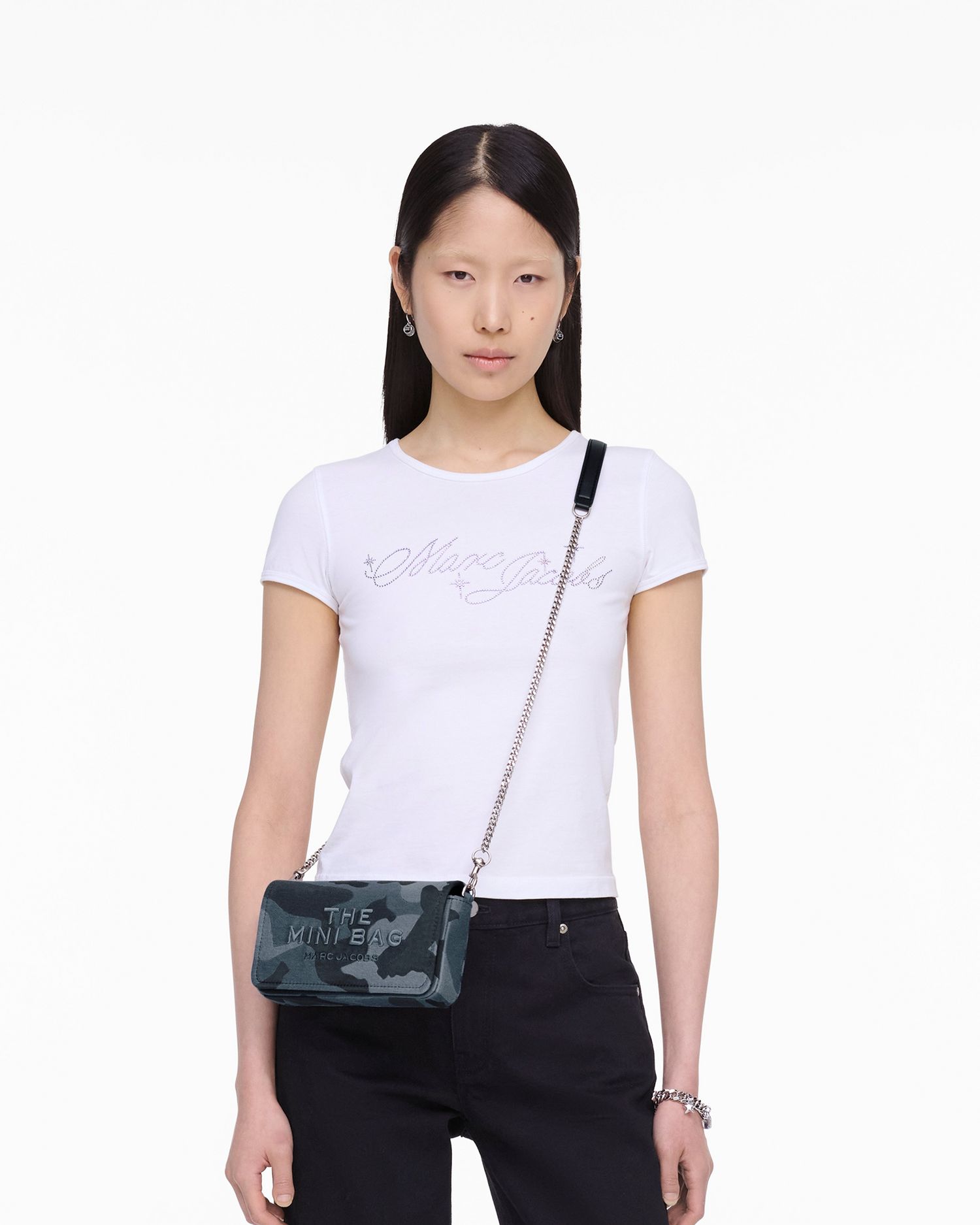 The Camo Jacquard Chain Mini Bag | Marc Jacobs Outlet