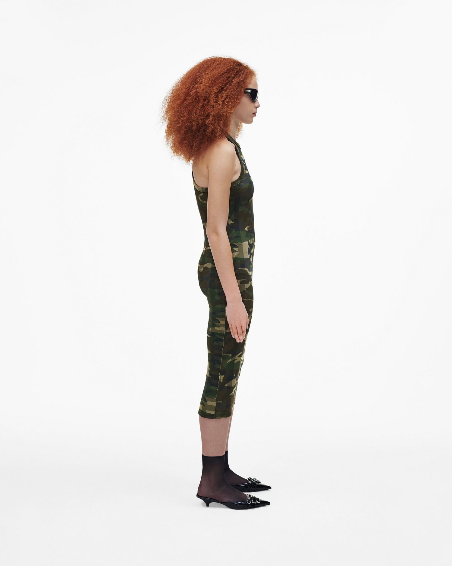 Camo Racer Rib Dress | Marc Jacobs Outlet