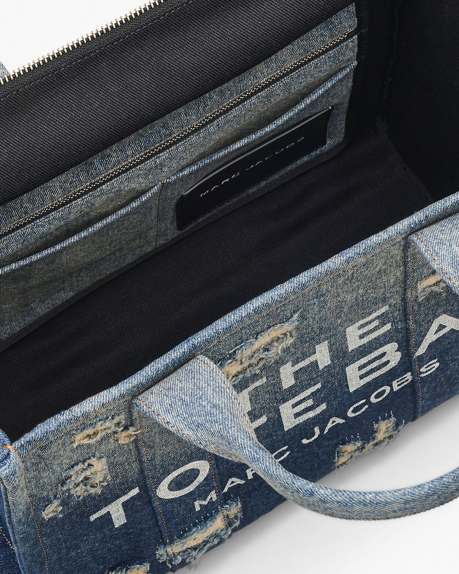 The Rip and Repair Denim Medium Tote Bag | Marc Jacobs Outlet