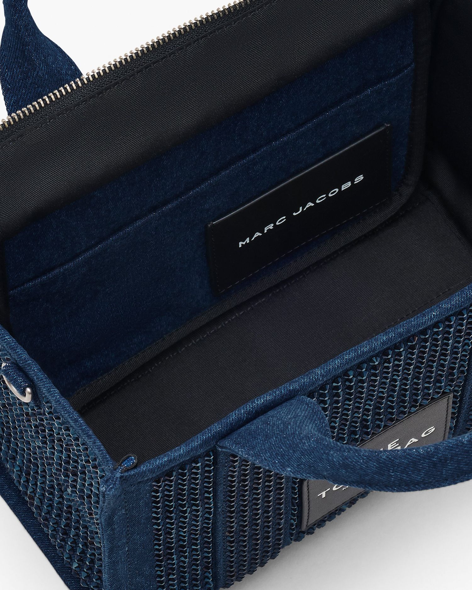 The Crystal Denim Small Tote Bag | Marc Jacobs Outlet