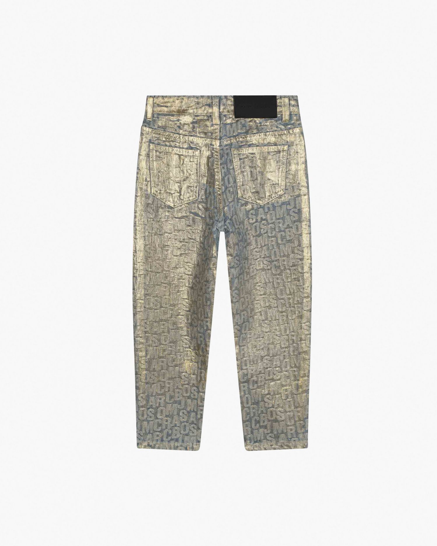 The Metallic Jumbled Logo Jeans | Marc Jacobs Outlet
