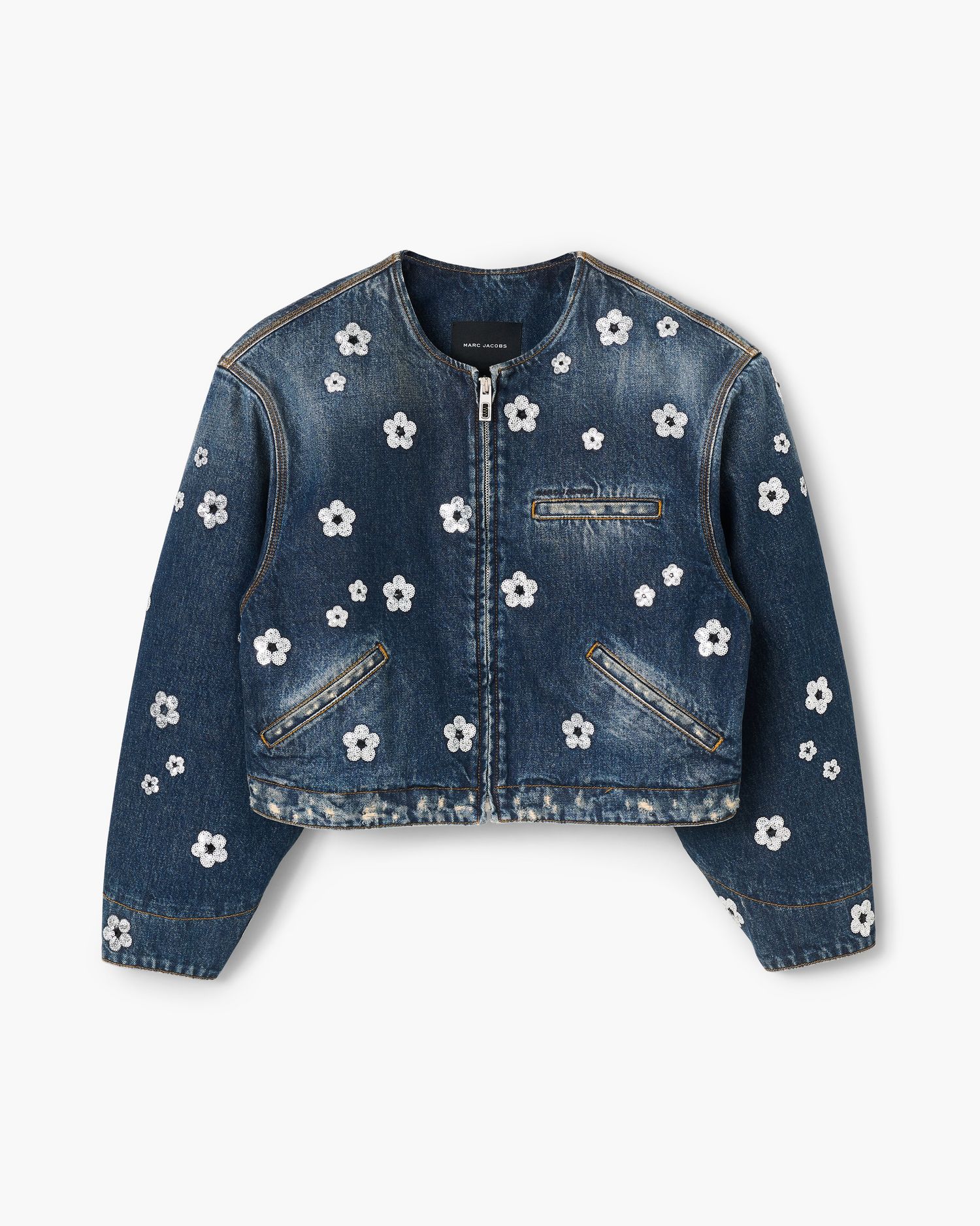 Sequin Daisy Cropped Jacket | Marc Jacobs Outlet