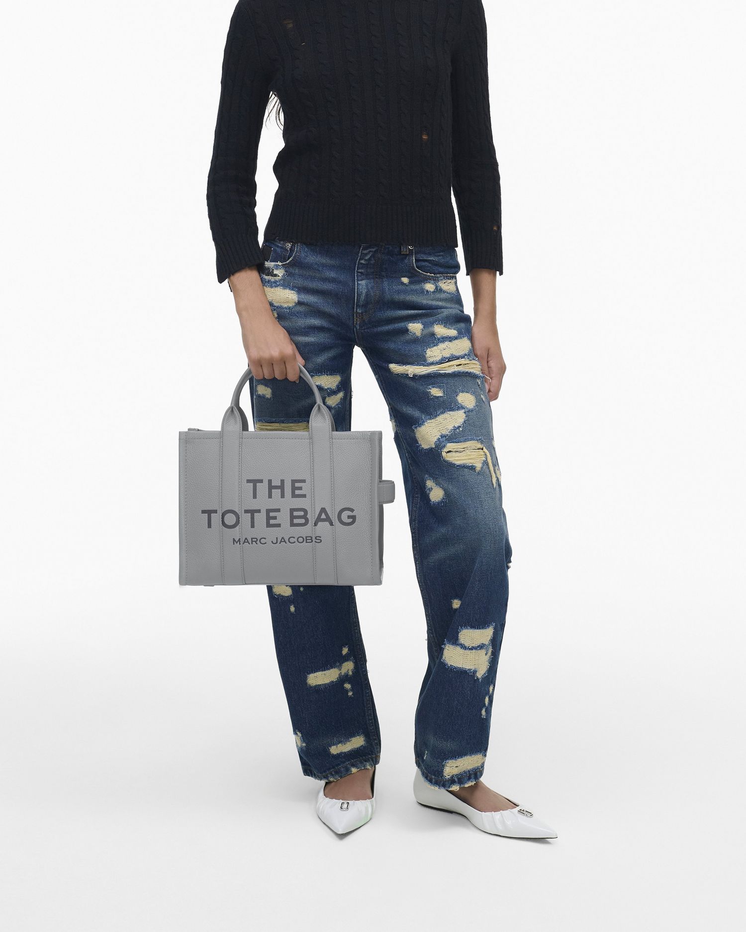 The Leather Medium Tote Bag | Marc Jacobs Outlet