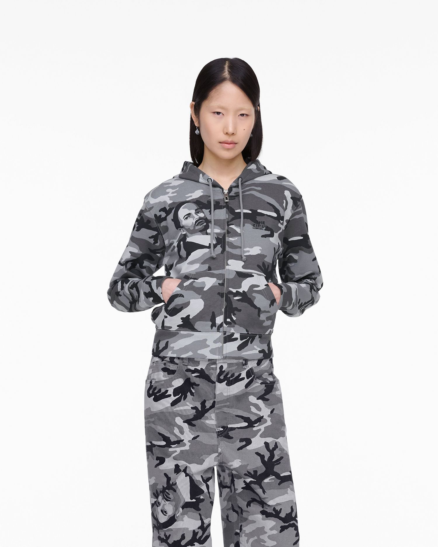 Marc Camo Zip-Up | Marc Jacobs Outlet