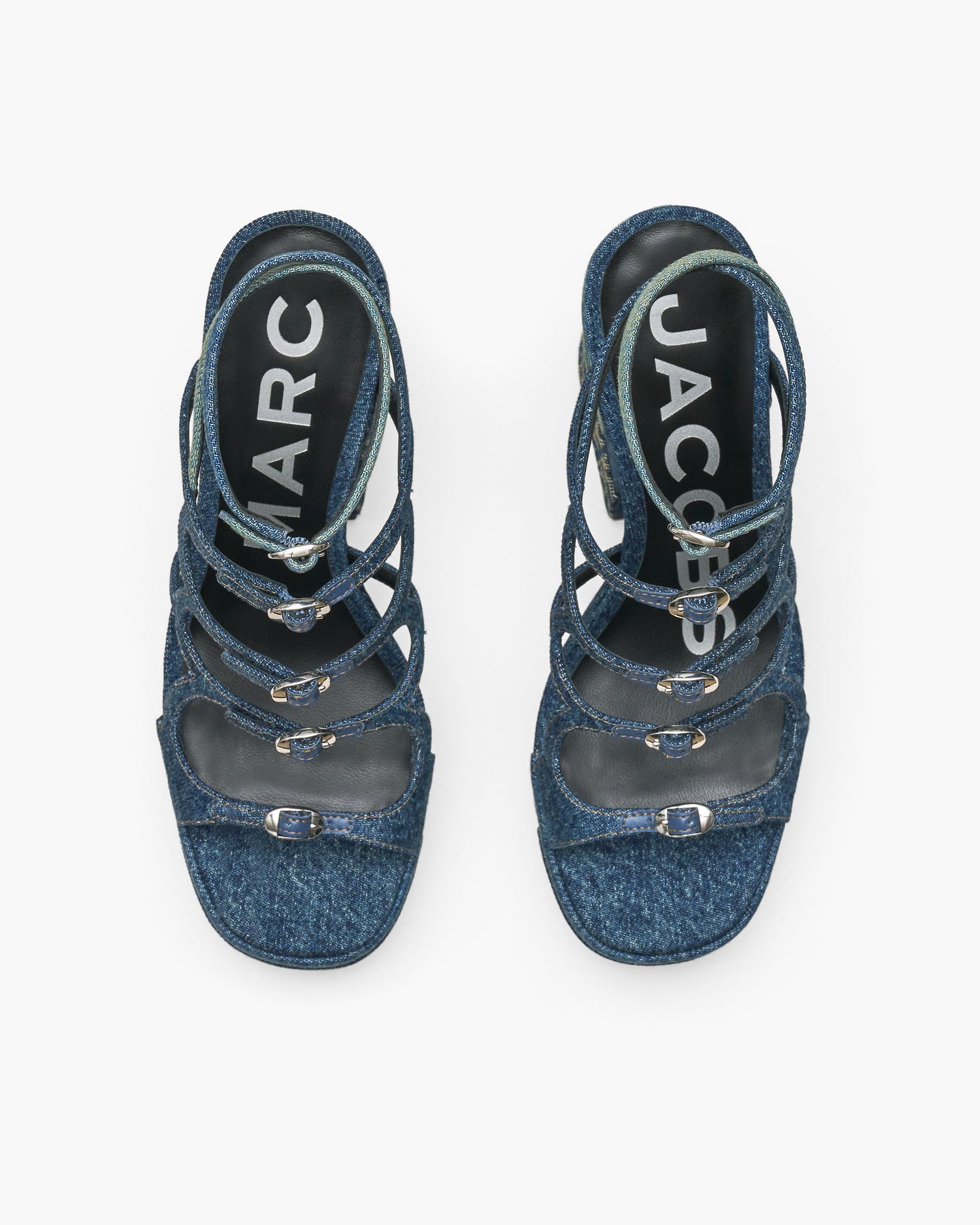 The Deconstructed Denim Kiki Platform Sandal | Marc Jacobs Outlet