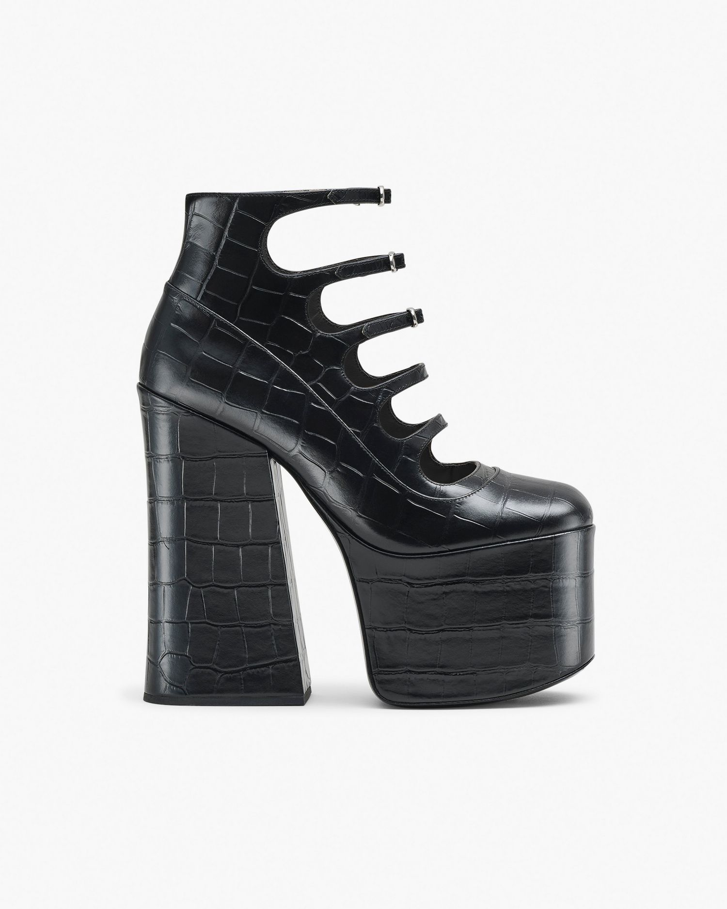 The Croc Embossed Kiki Ankle Boot | Marc Jacobs Outlet