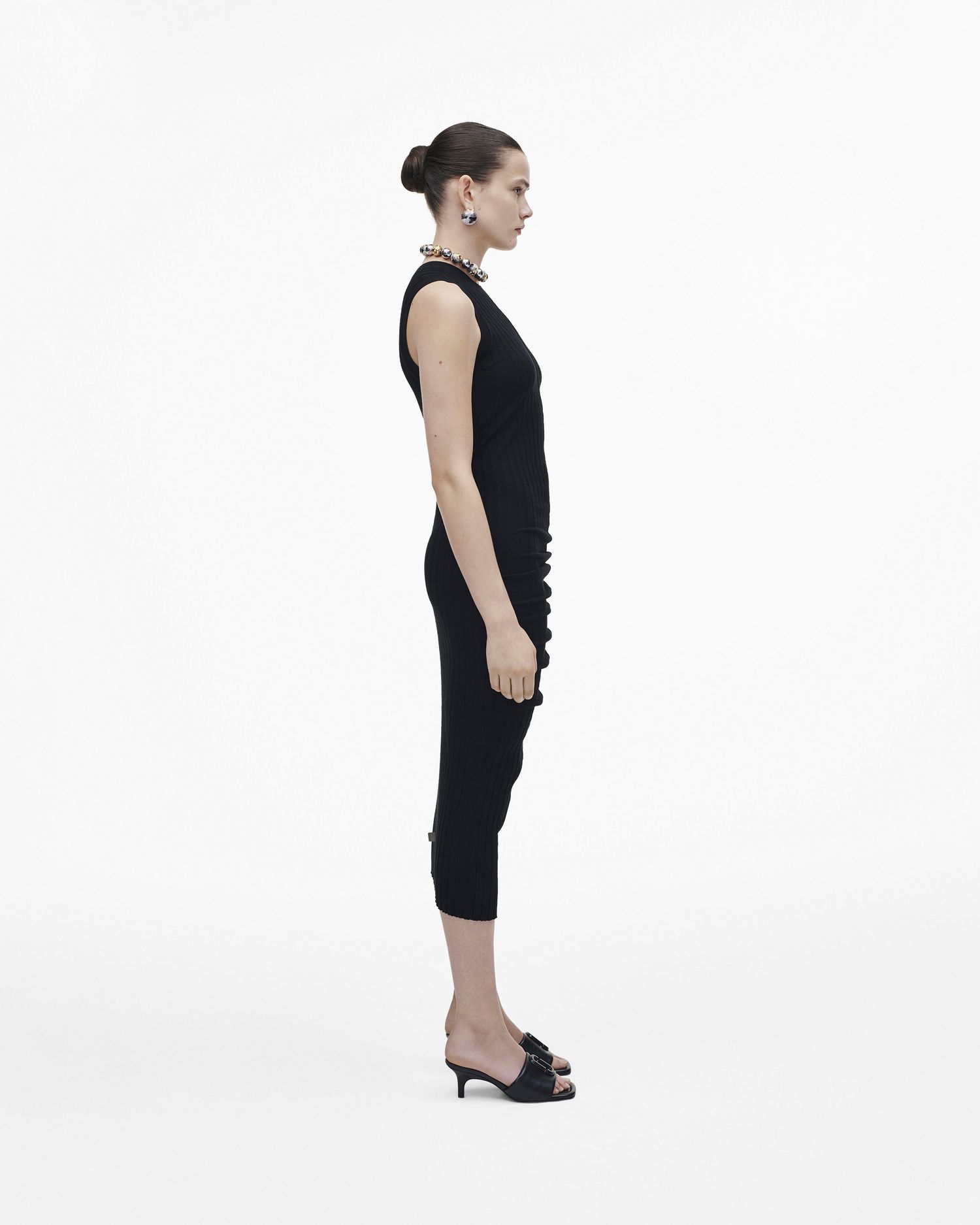 The Leather J Marc Heeled Sandal | Marc Jacobs Outlet