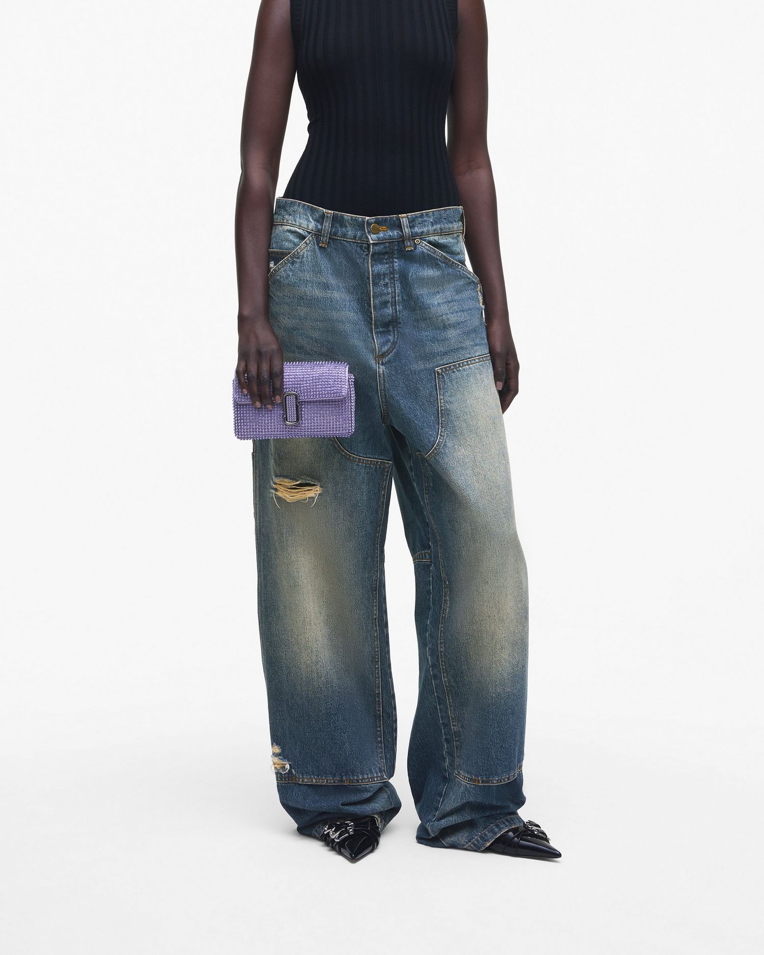 The Rhinestone J Marc Mini Shoulder Bag | Marc Jacobs Outlet