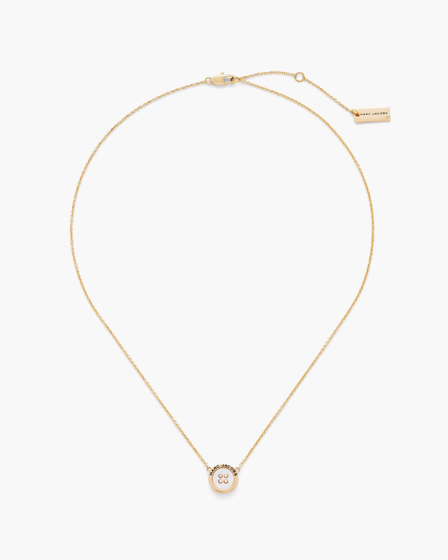 The Button Mother Of Pearl Necklace | Marc Jacobs Outlet