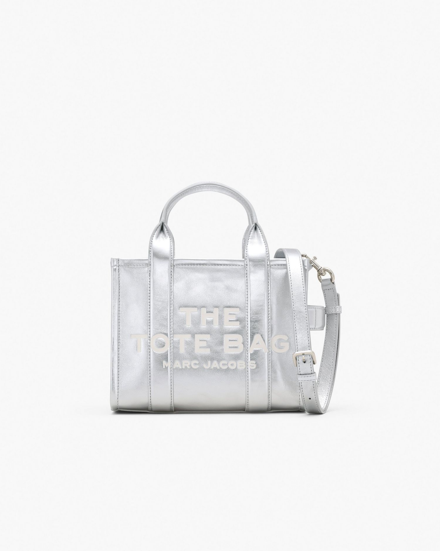 The Metallic Leather Small Tote Bag | Marc Jacobs Outlet