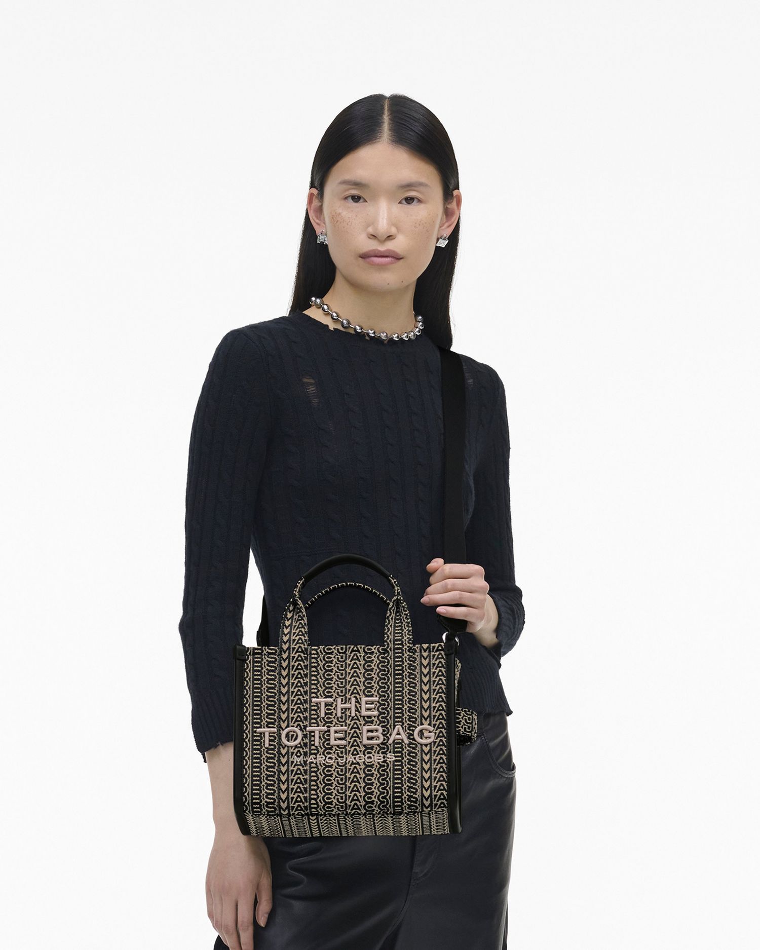 The Monogram Jacquard Small Tote Bag | Marc Jacobs Outlet