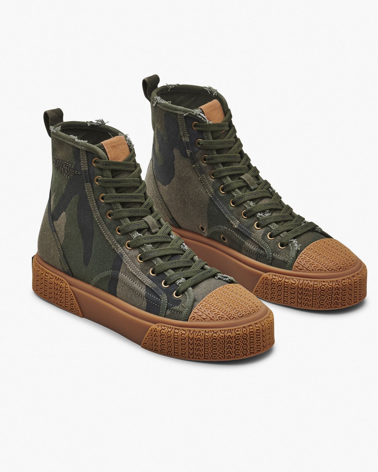 The Camo Jacquard High Top Sneaker | Marc Jacobs Outlet