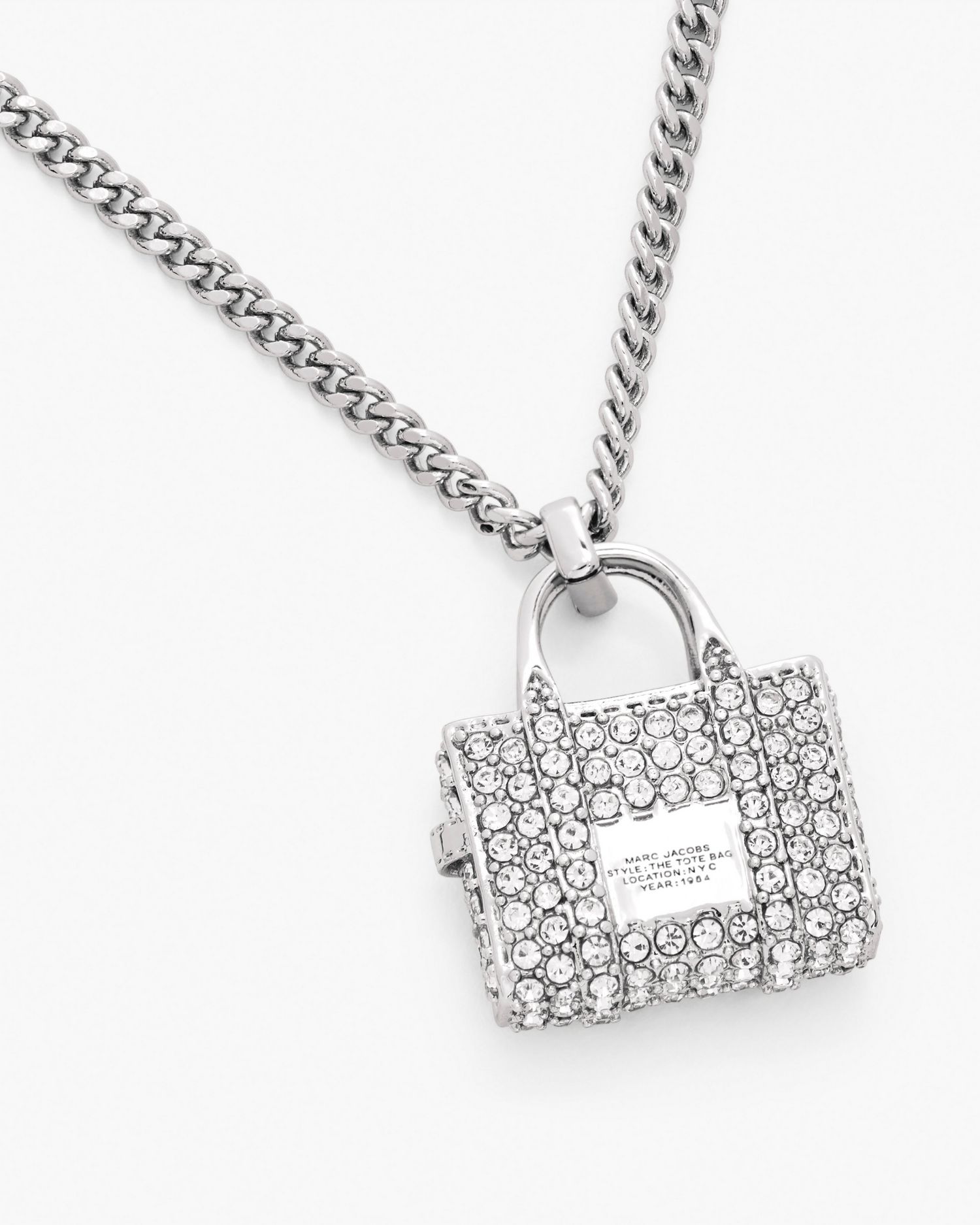 The Pave Tote Bag Necklace | Marc Jacobs Outlet