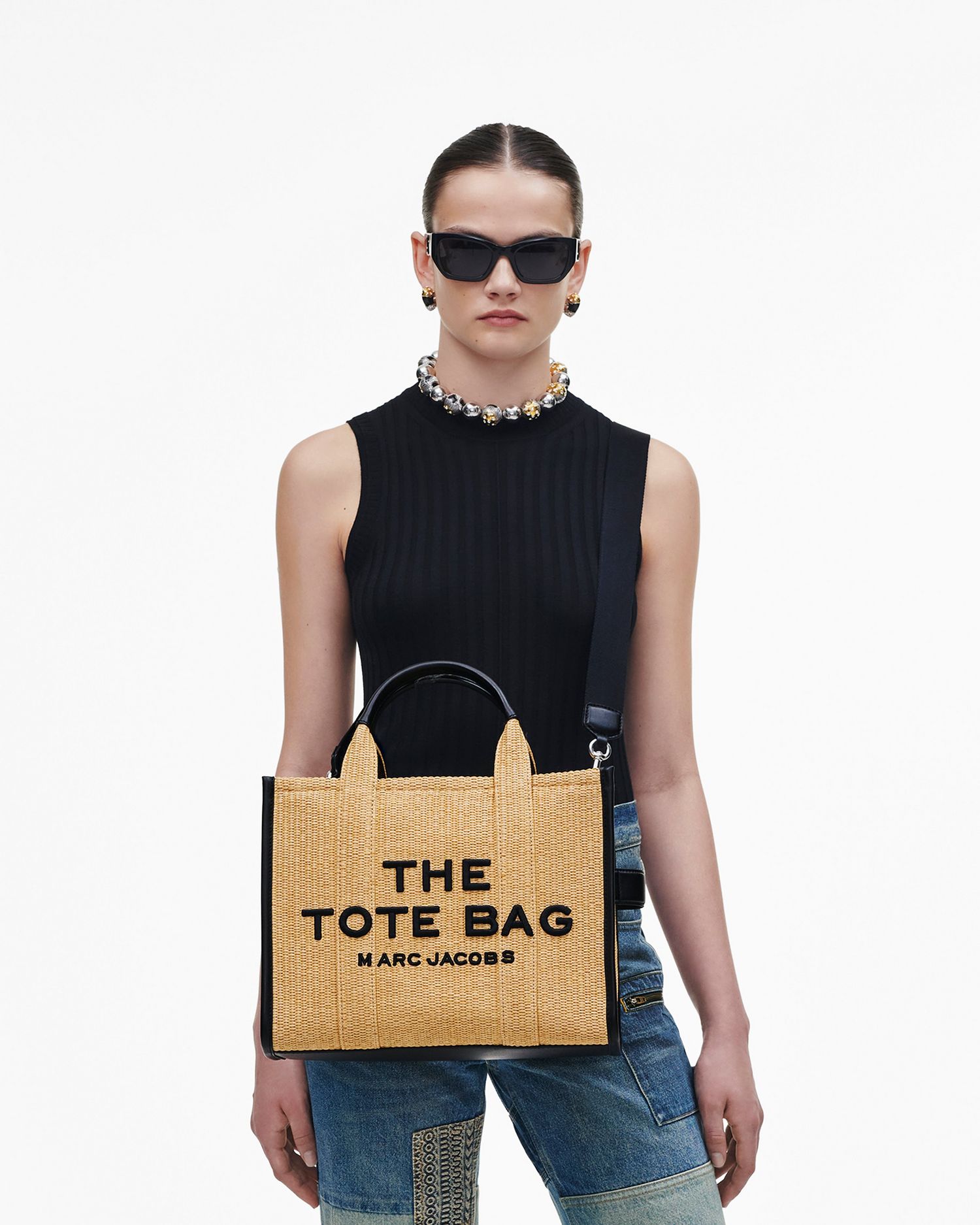 The Woven Medium Tote Bag | Marc Jacobs Outlet