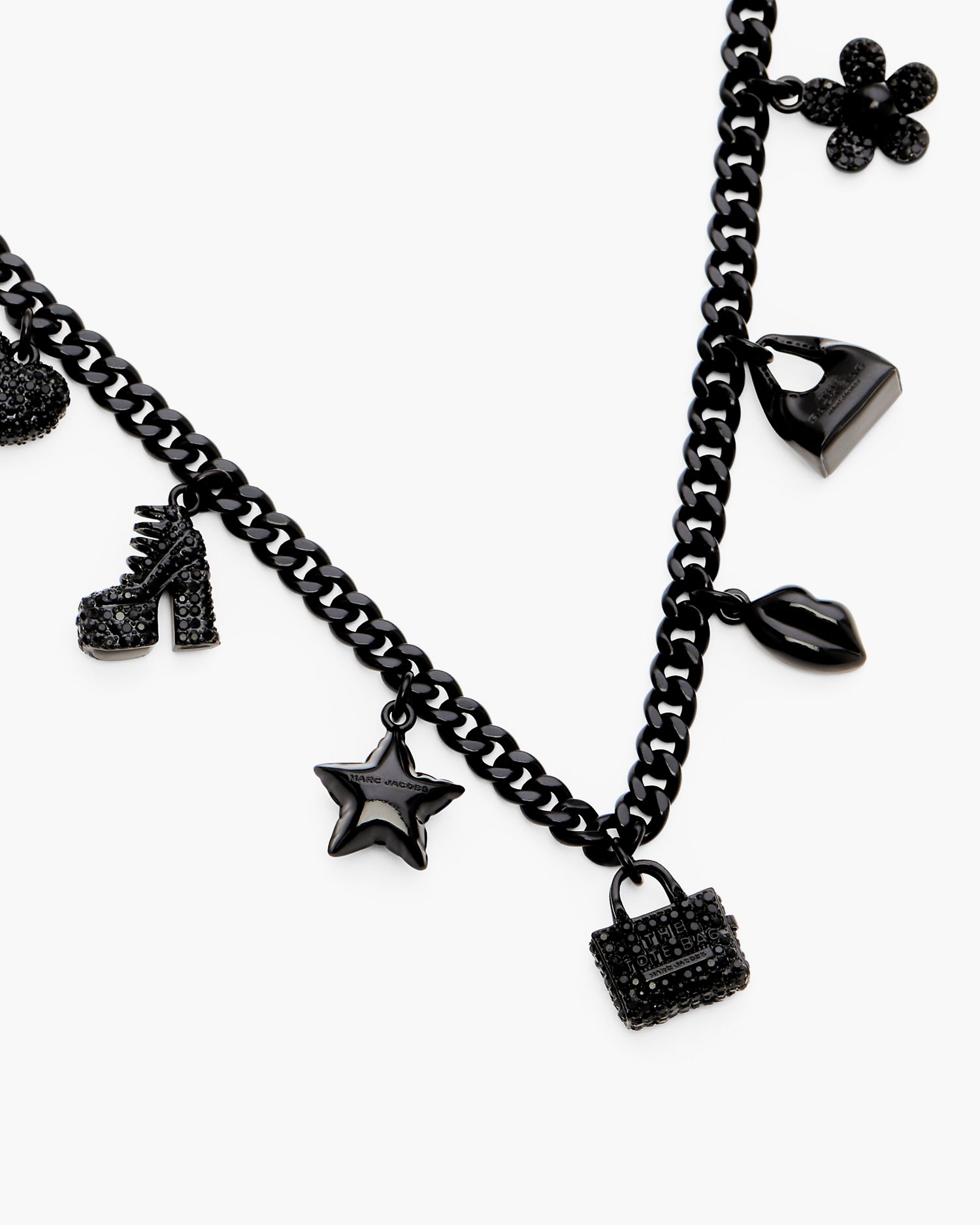Mini Icon Pave Charm Necklace | Marc Jacobs Outlet
